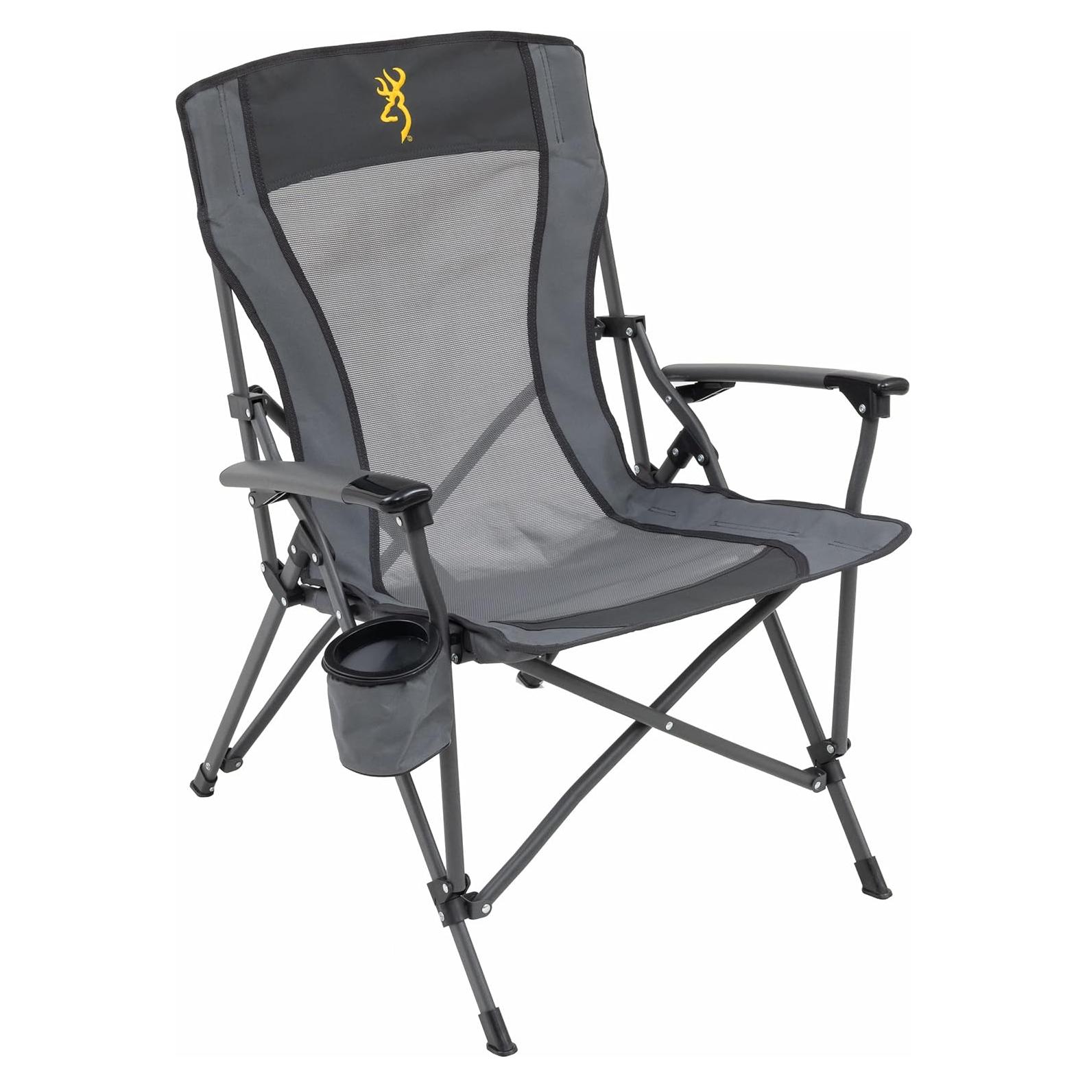 Silla de Camping Plegable Browning Fireside - 136 kg, Malla