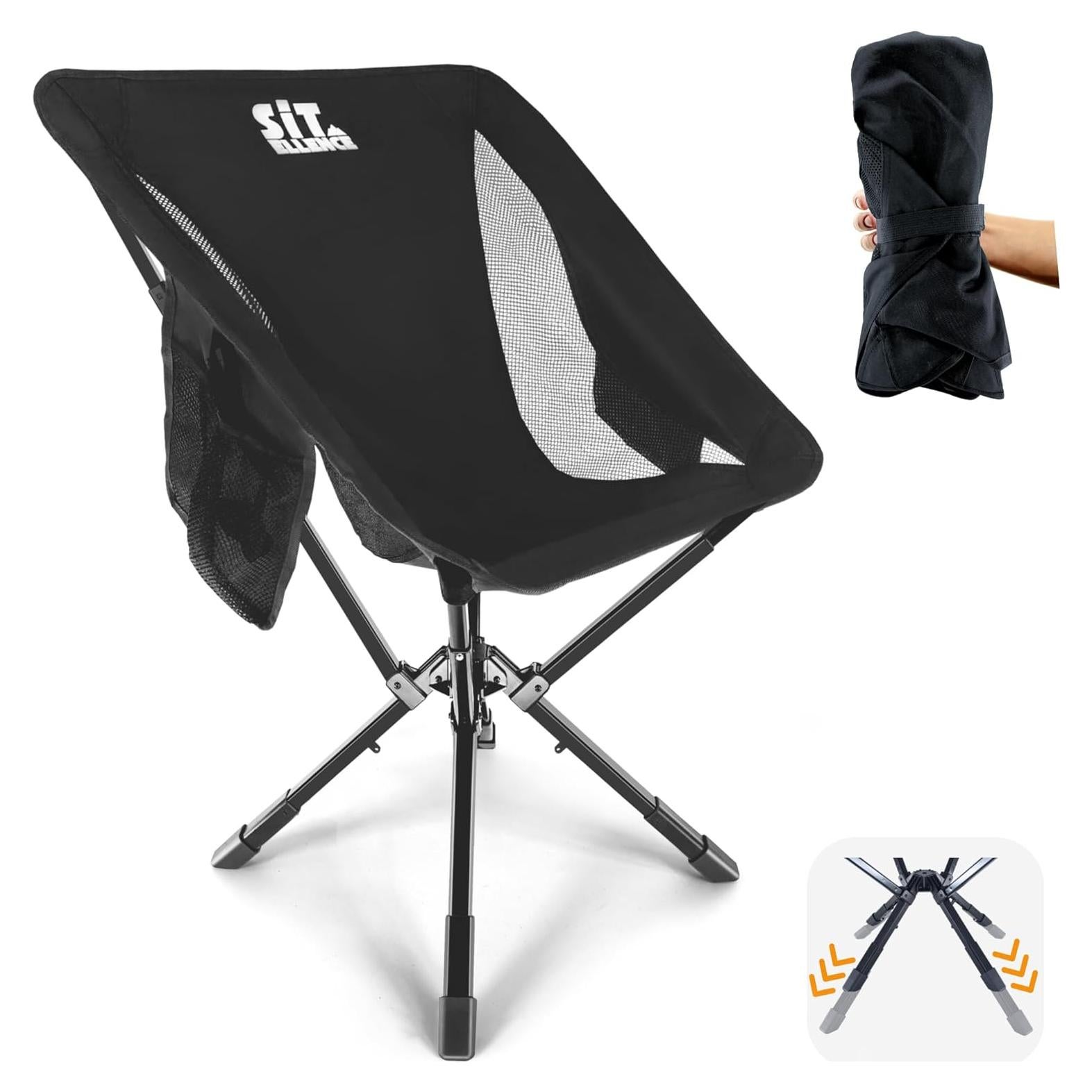 Silla de Camping Plegable Sitellence ADJ-S2 Altura Ajustable 150kg