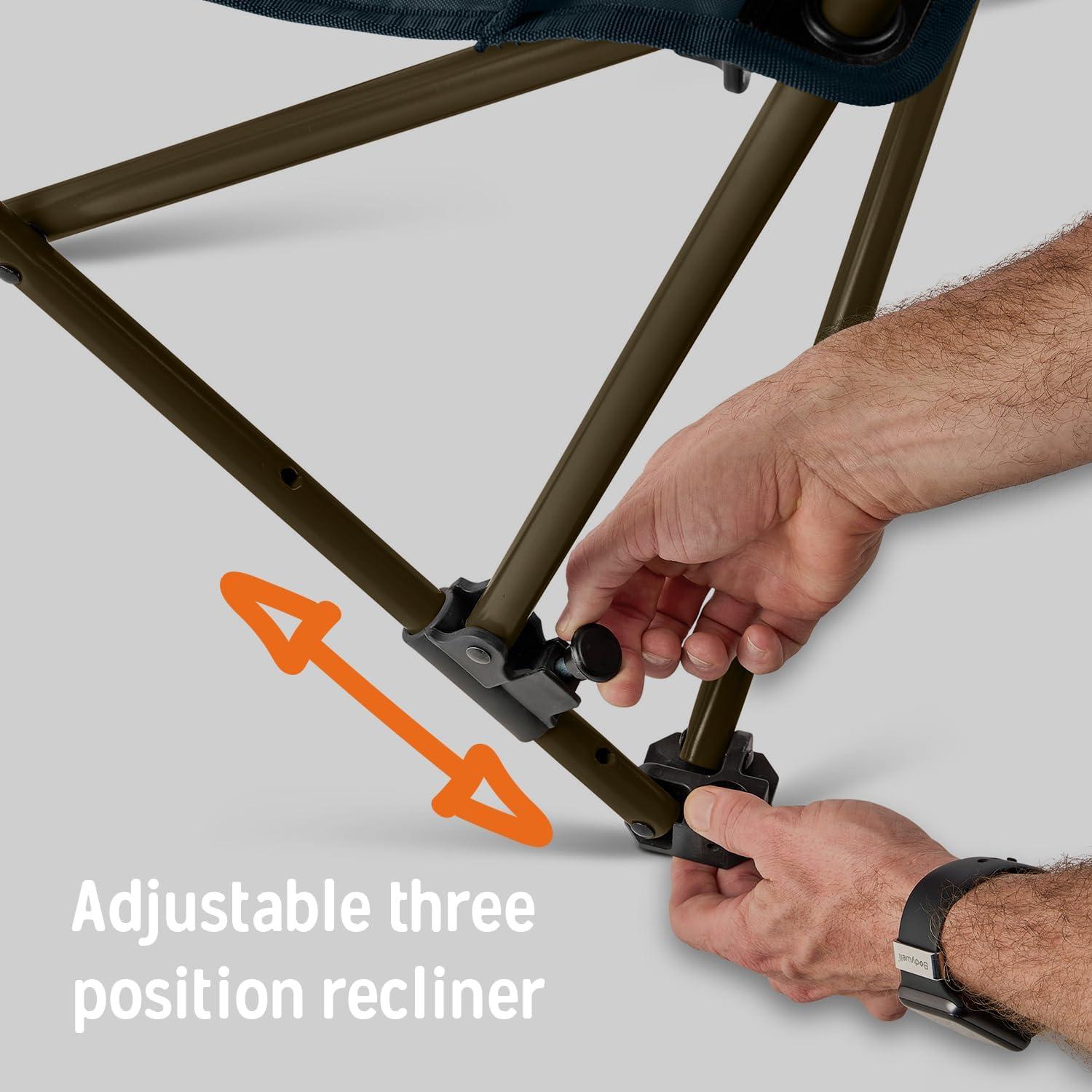 Silla de Lounge Deluxe Kelty - Plegable Reclinable 147 kg