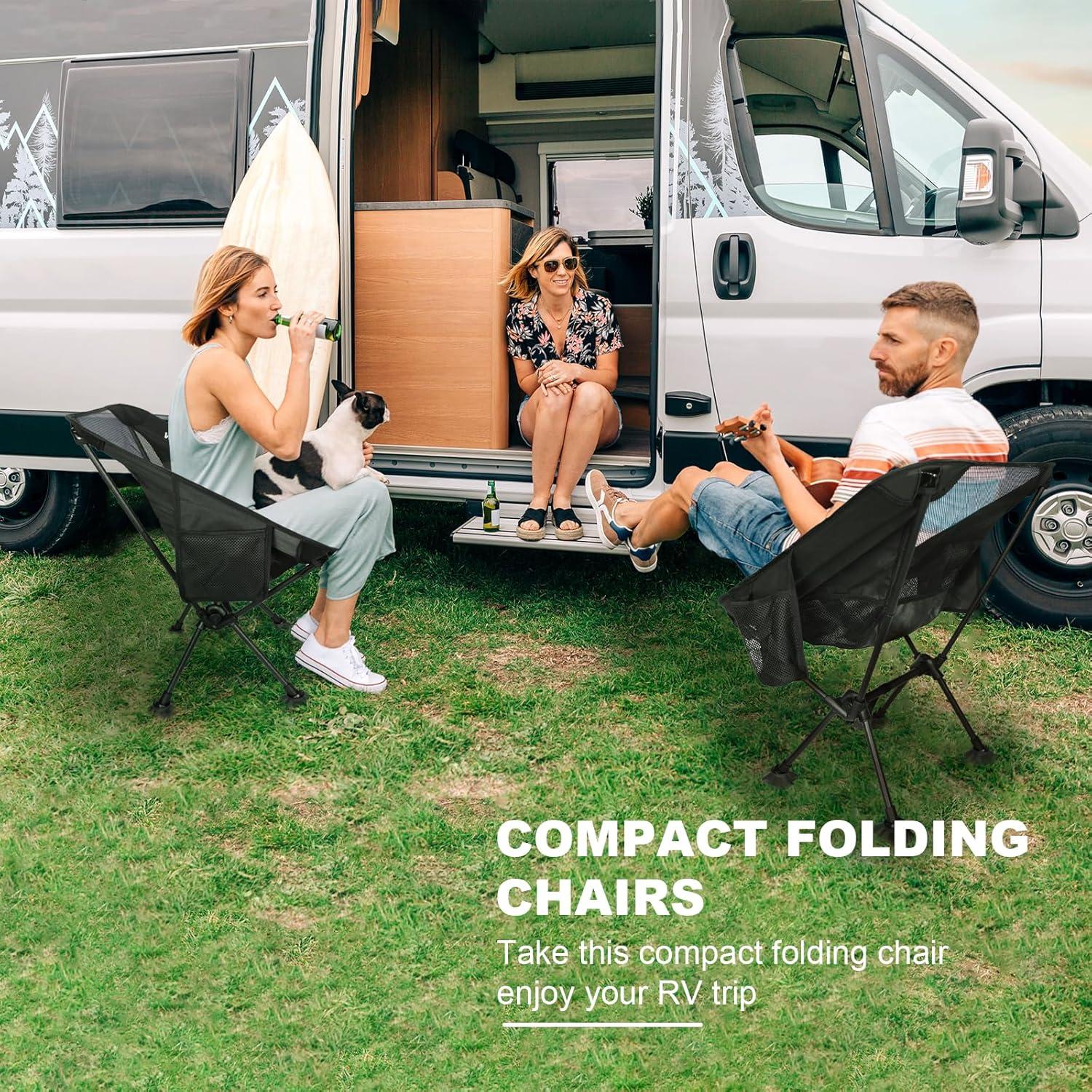 Silla de Camping Plegable HULKNPEW Ultraligera 1.57 kg