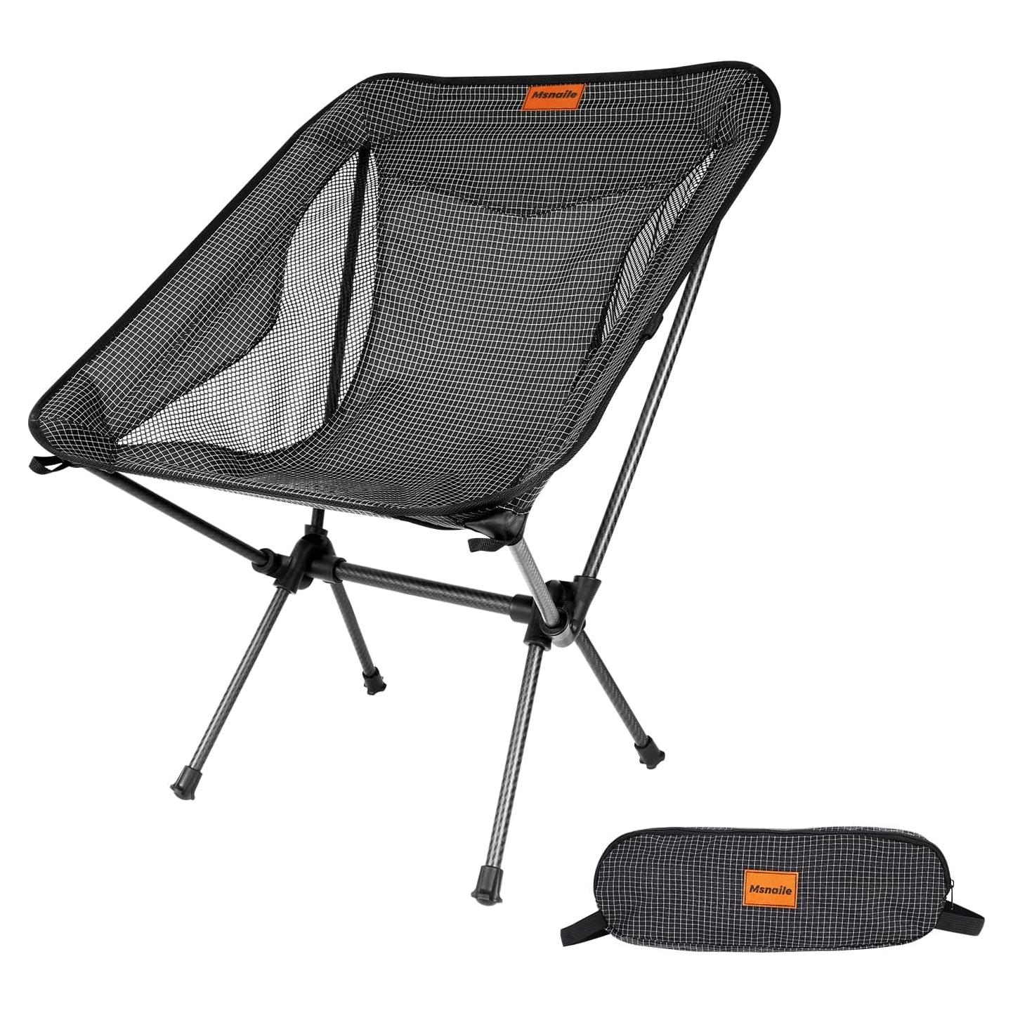 Silla de Camping Plegable Msnaile TXWLYY - 0.68 kg, Resistente