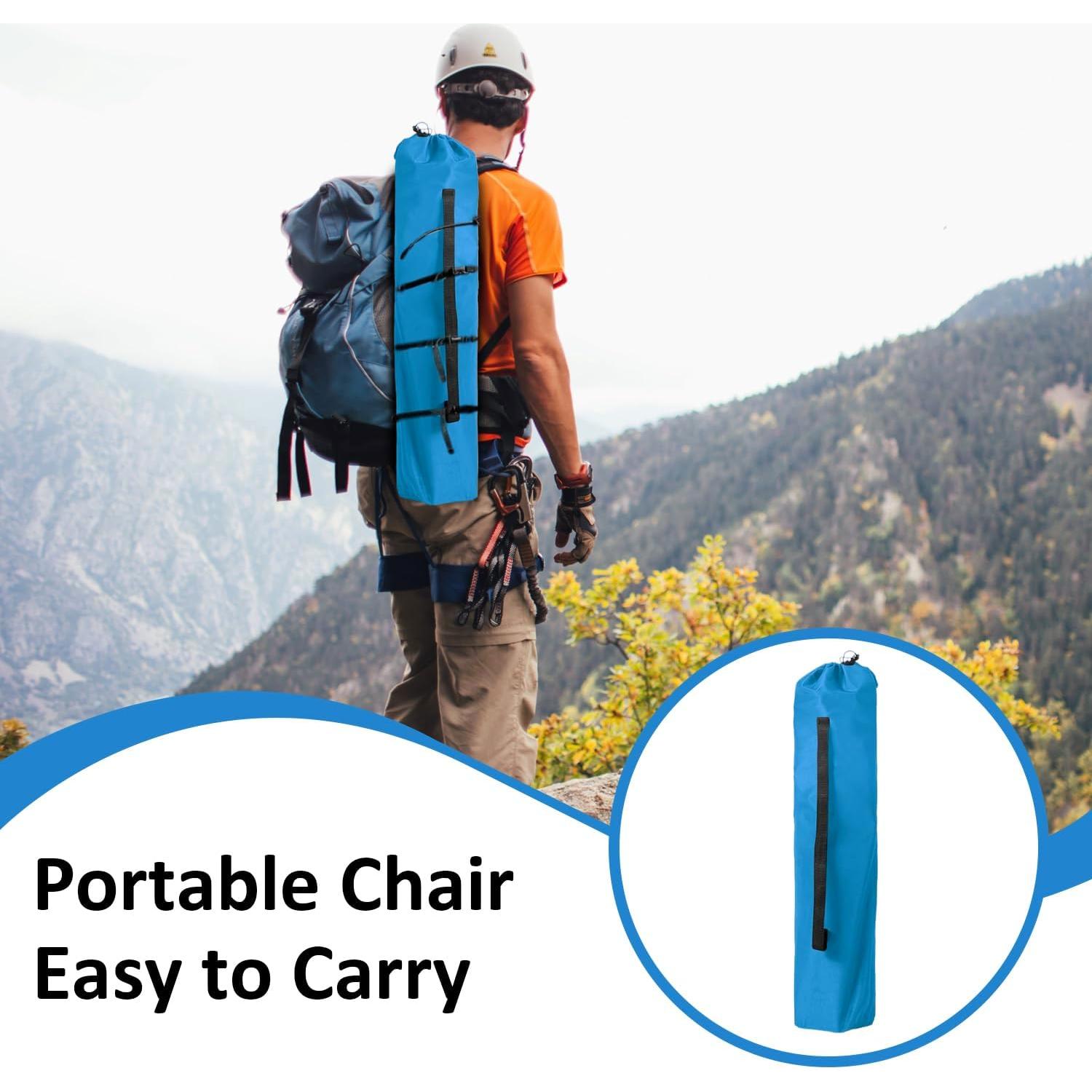 Silla de Camping Plegable SAILARY Azul 102kg Impermeable