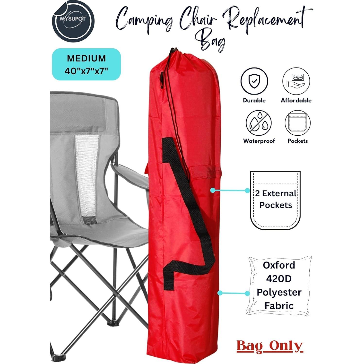 Bolsa de Reemplazo MYSUPOT para Silla de Camping Mediana