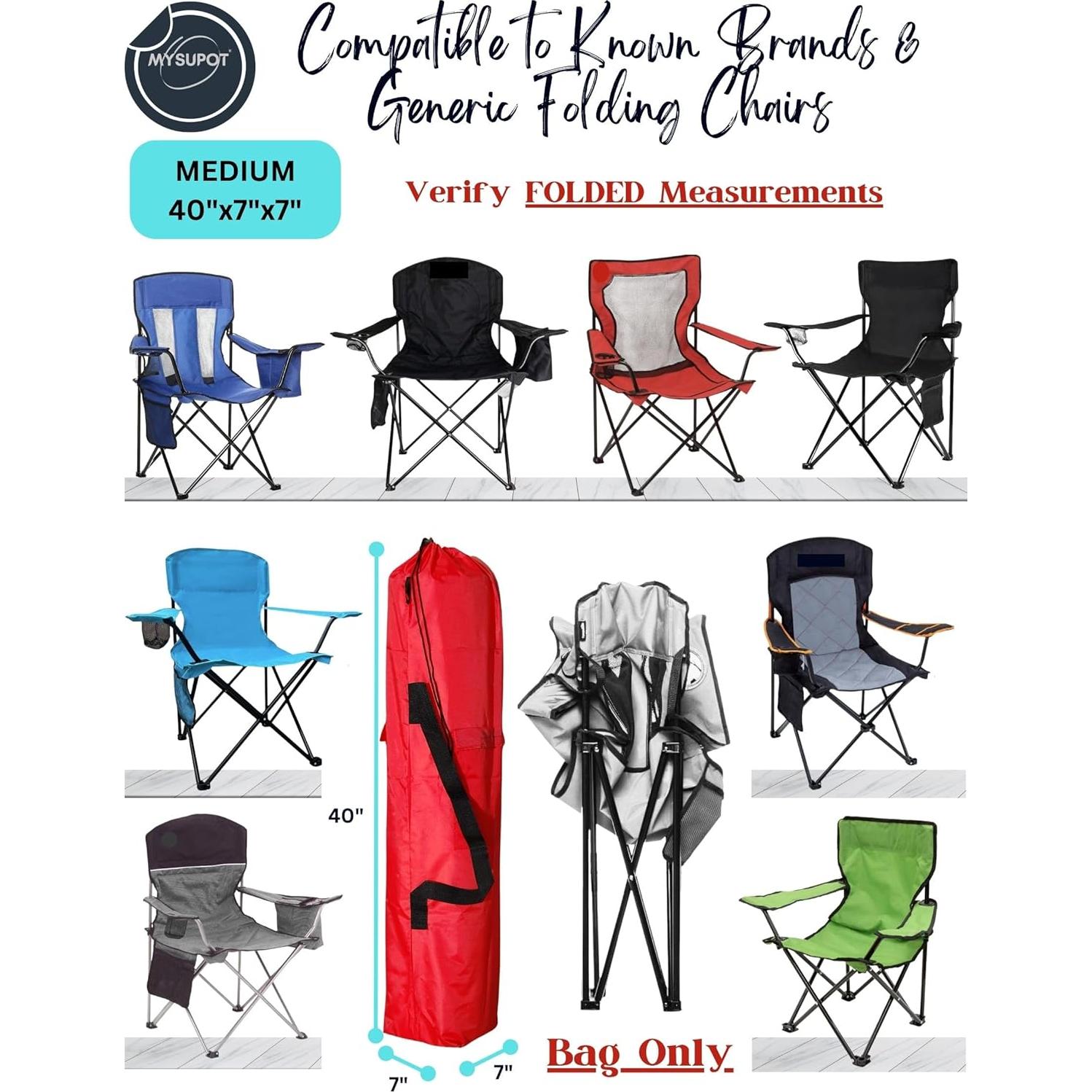 Bolsa de Reemplazo MYSUPOT para Silla de Camping Mediana