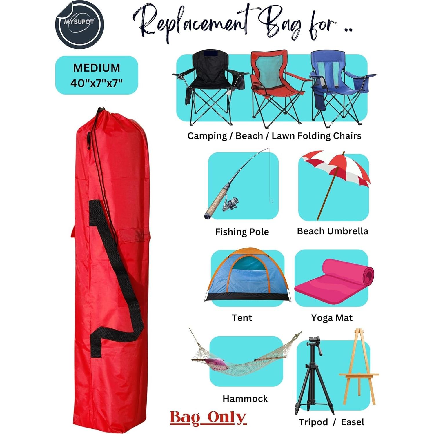 Bolsa de Reemplazo MYSUPOT para Silla de Camping Mediana
