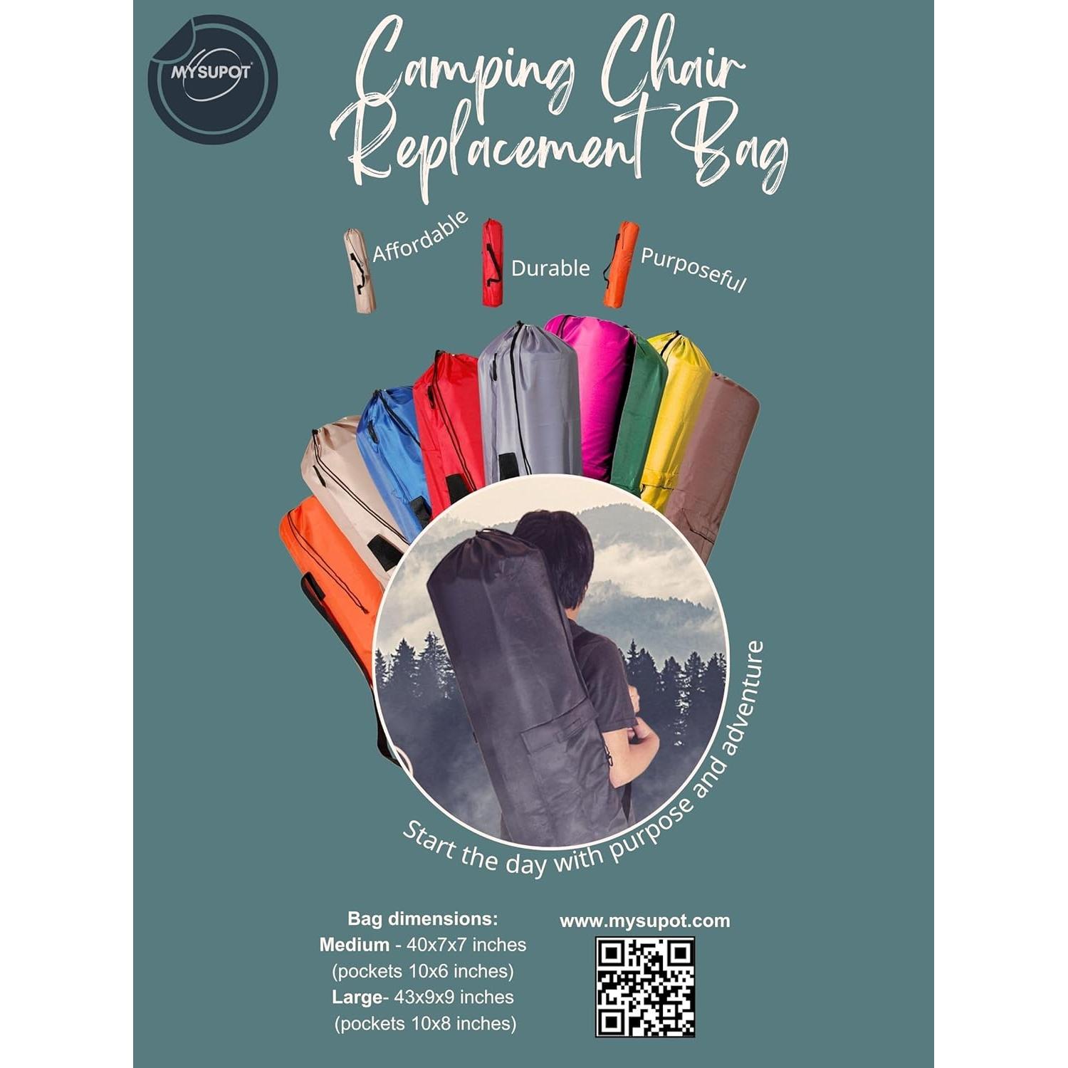 Bolsa de Reemplazo MYSUPOT para Silla de Camping Mediana