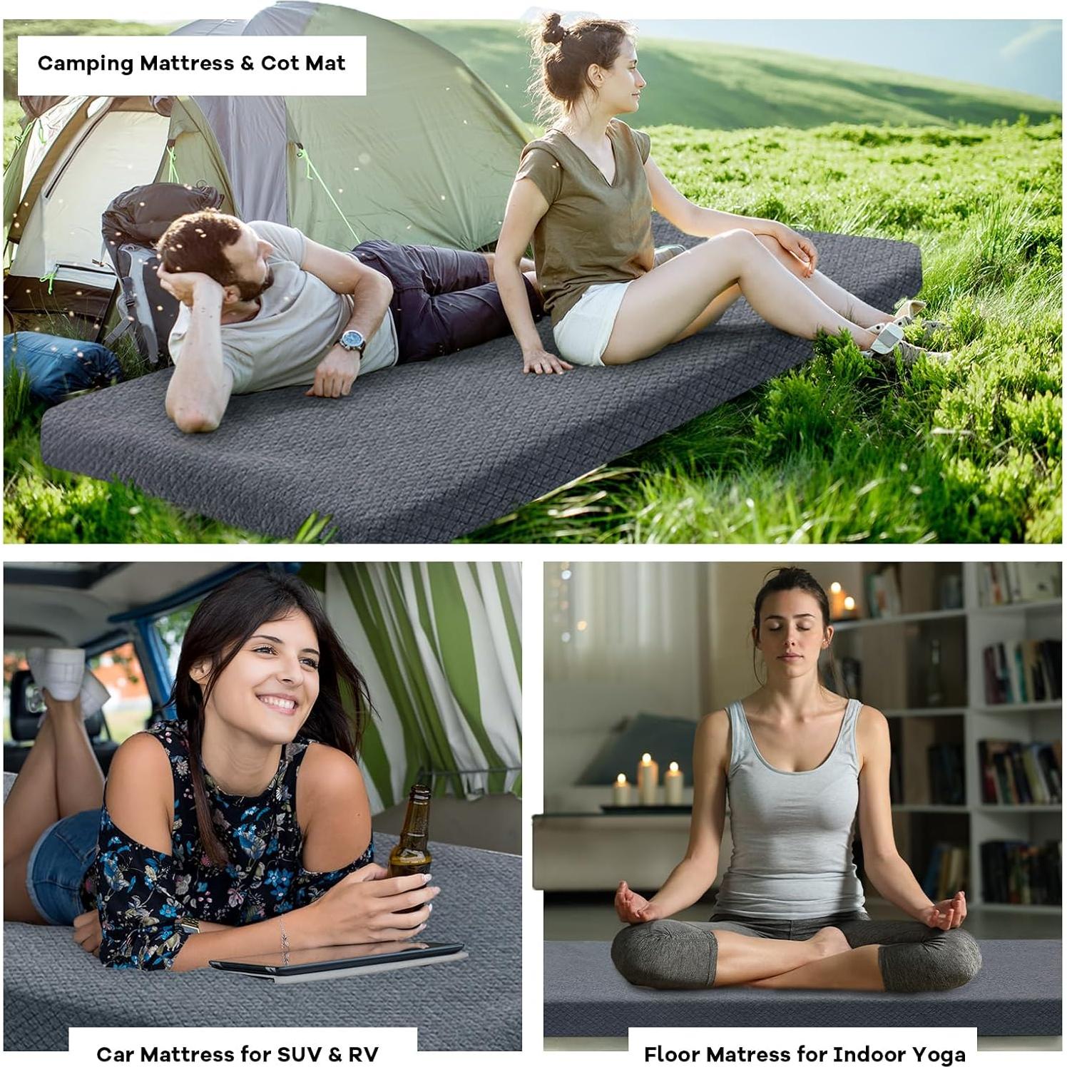 Colchón de Espuma Viscoelástica HOMBYS 183x61x8 cm Impermeable