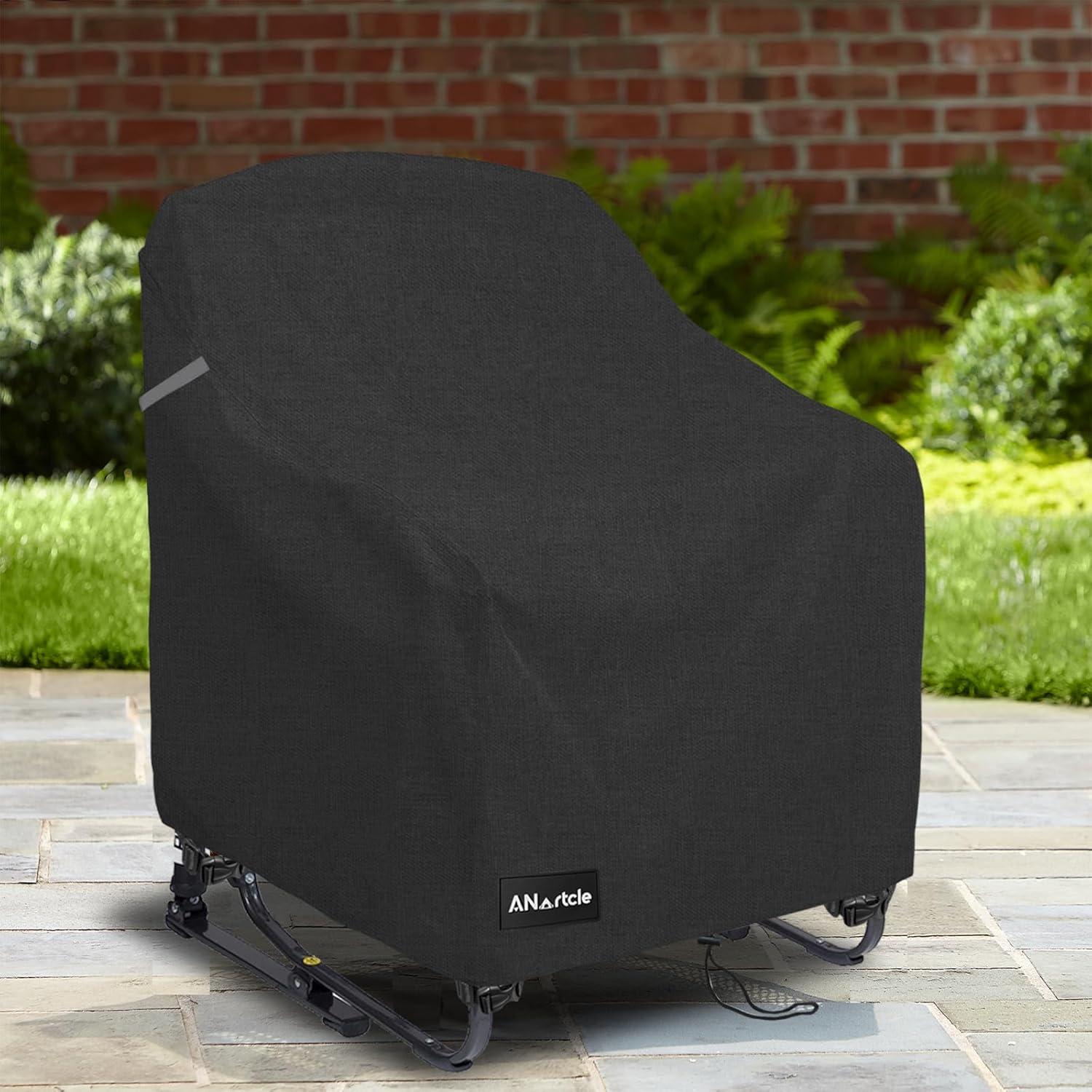 Cubierta de Silla Mecedora Freestyle ANartcle Negra 66x69x86 cm