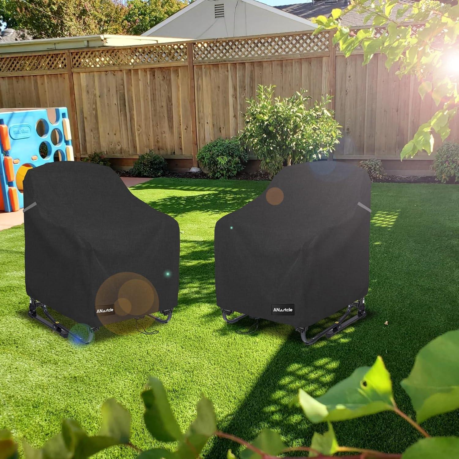 Cubierta de Silla Mecedora Freestyle ANartcle Negra 66x69x86 cm