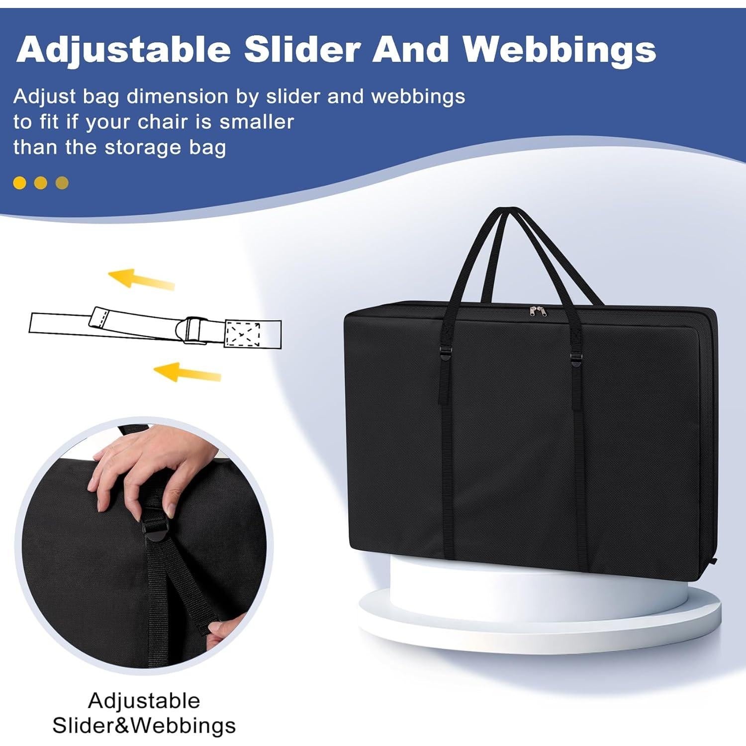 Bolsa de Almacenamiento Explore Land para Silla Plegable Negra