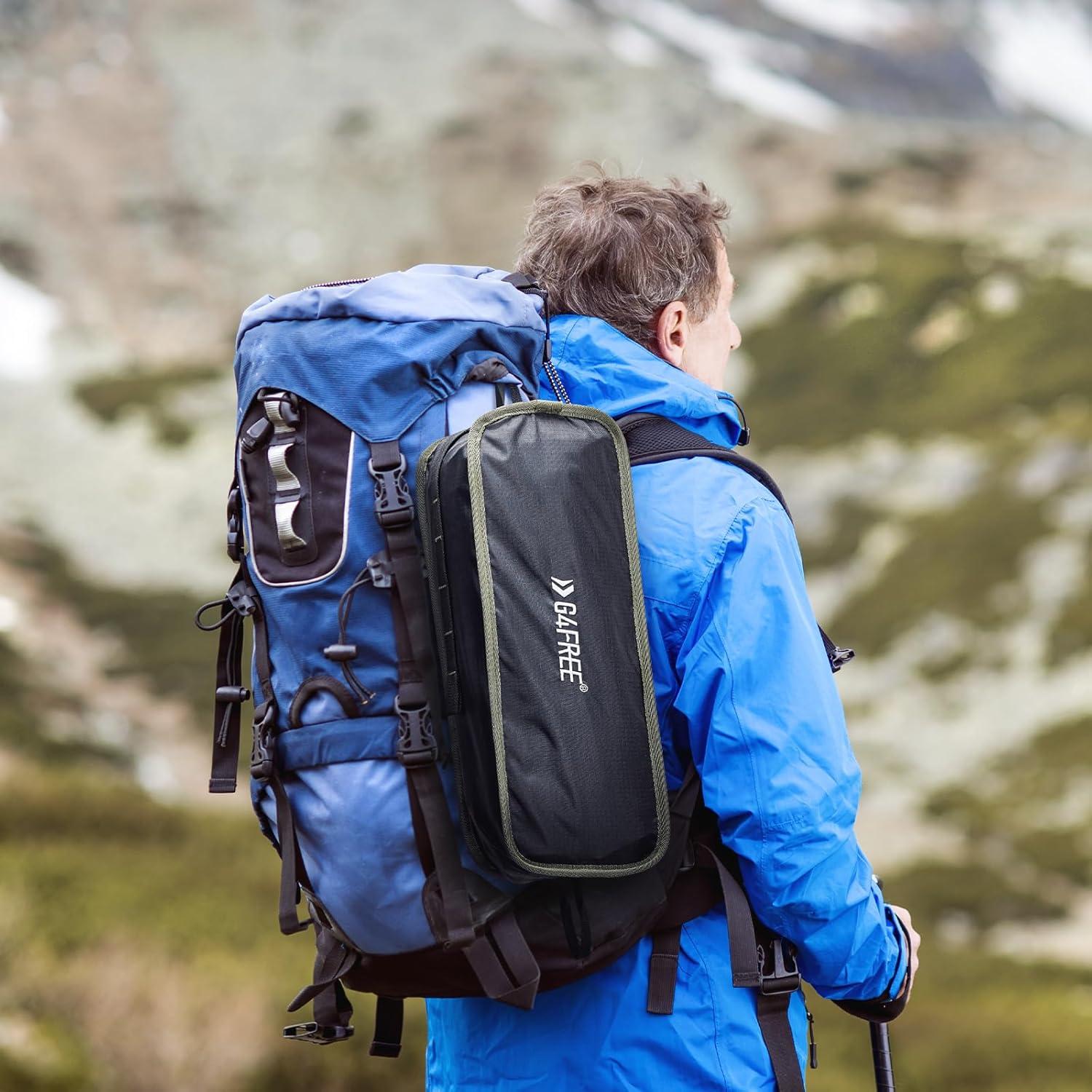 Silla de Camping Plegable G4Free Verde 150Kg Respaldo Alto