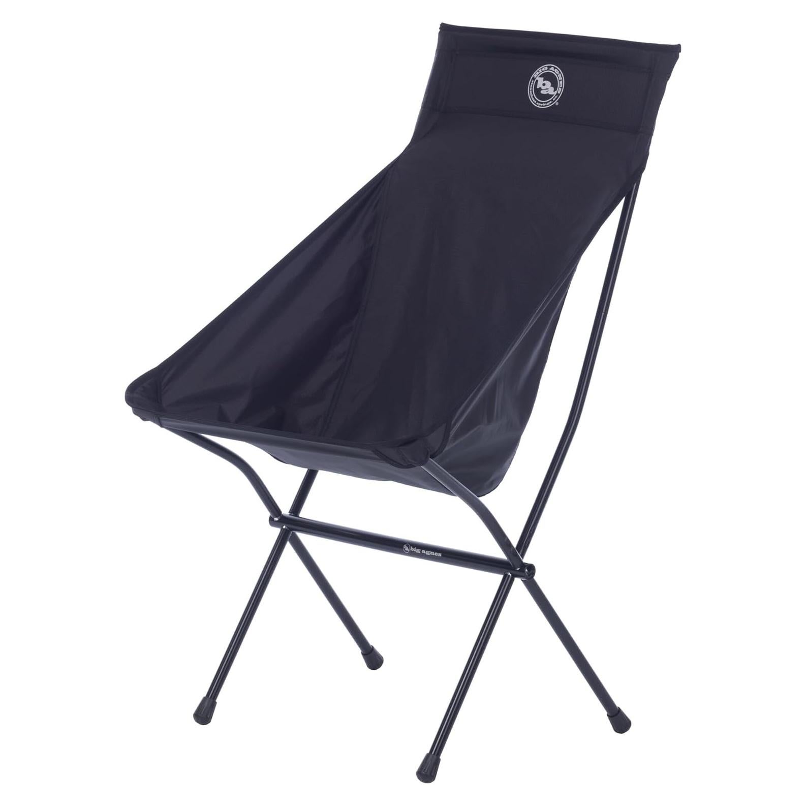 Silla de Camping Big Agnes Big Six Plegable Ligera Negra