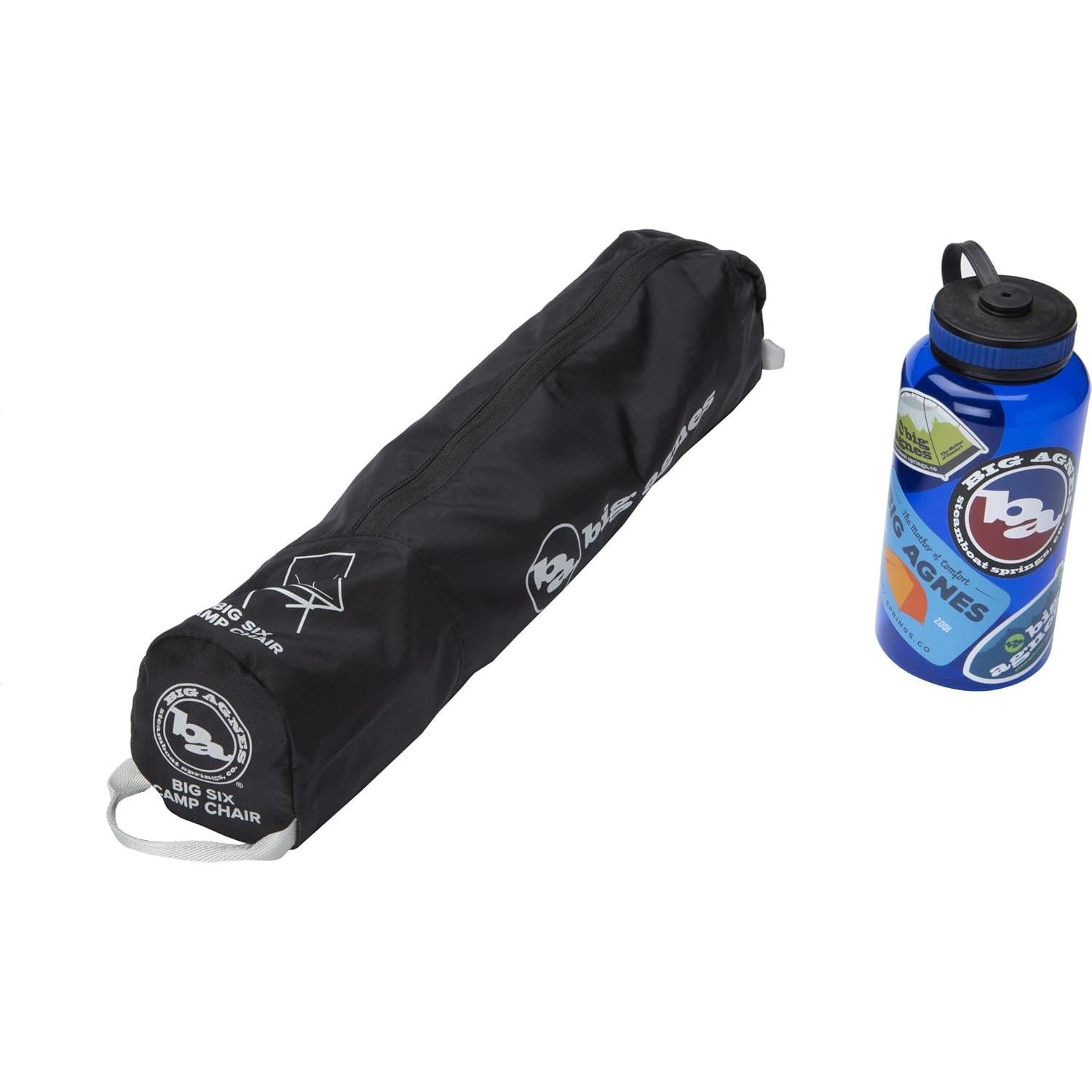 Silla de Camping Big Agnes Big Six Plegable Ligera Negra