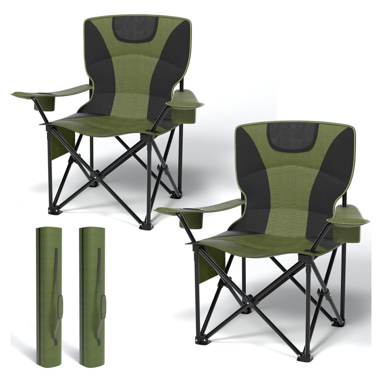 Silla Plegable Extra Grande CJdropshipping 500LB Resistente