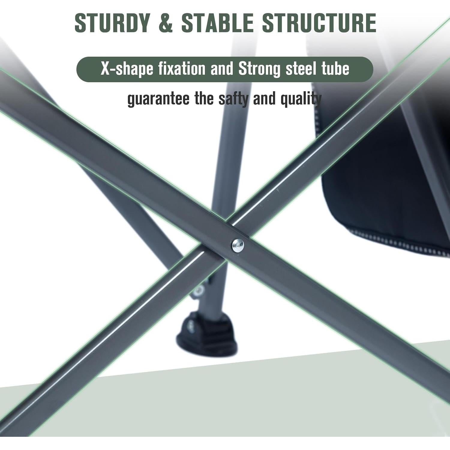 Silla de Camping Plegable Homcosan Azul 4.4 kg