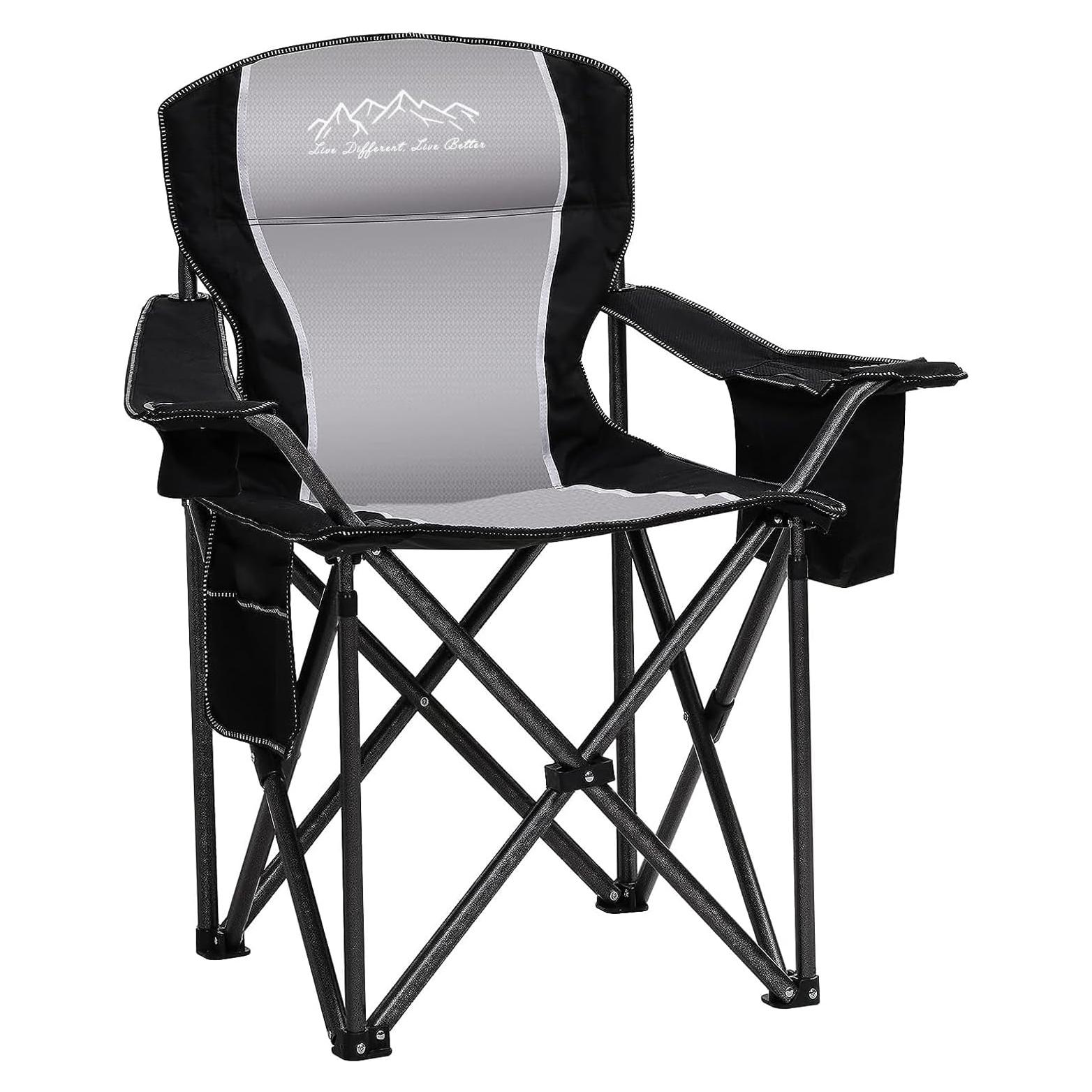 Silla de Camping Plegable SAILARY con Bolsa Enfriadora 204kg