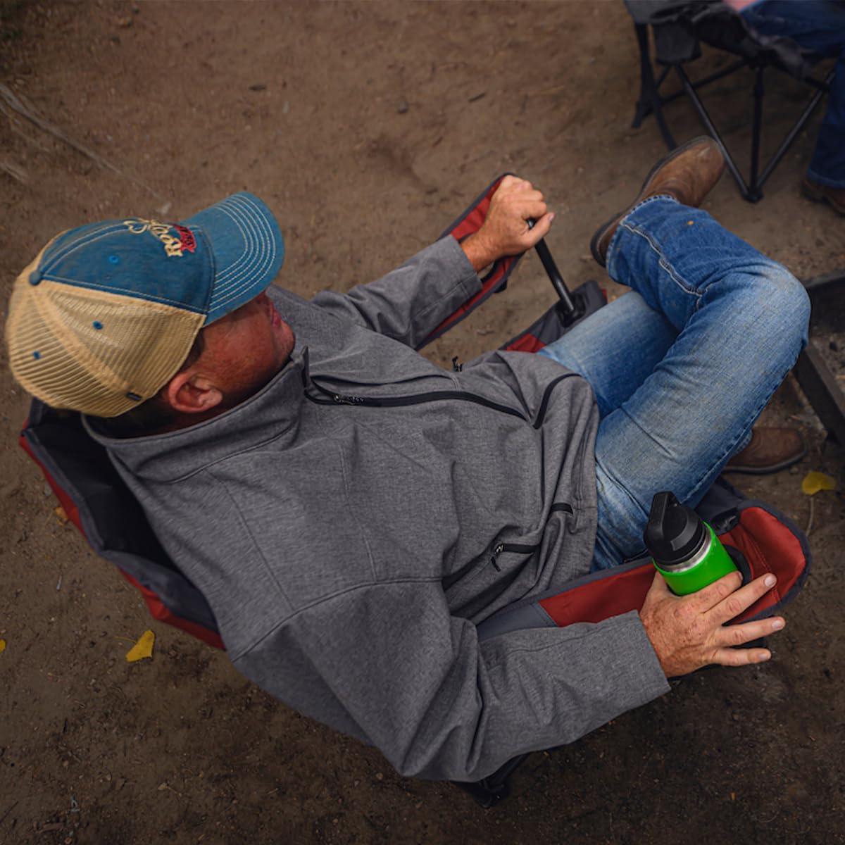 Silla de Camping Plegable Black Sierra Oversize 500 lbs