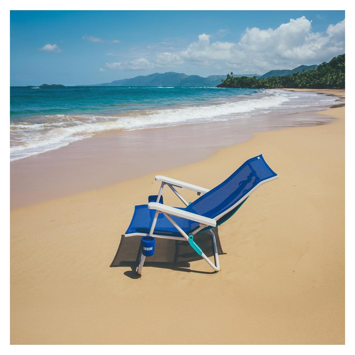 Silla de Playa Shibumi Shade Plegable Azul Marino 136kg