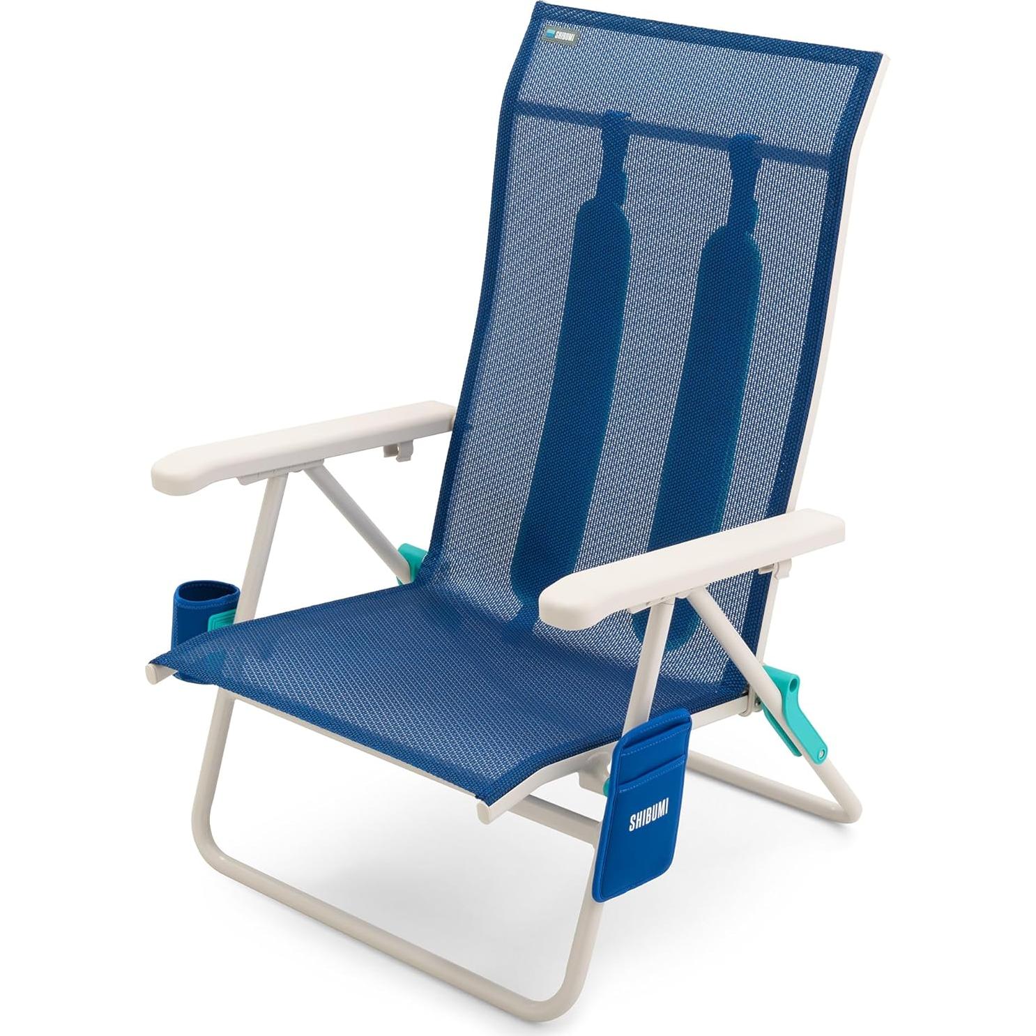 Silla de Playa Shibumi Shade Plegable Azul Marino 136kg