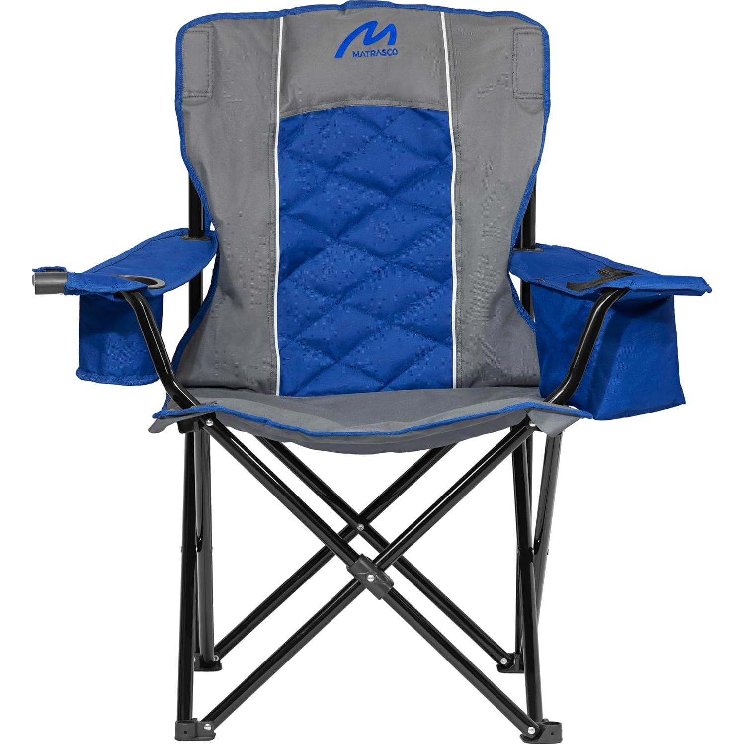 Silla de Camping Matrasco Sobredimensionada 204 kg Acolchada