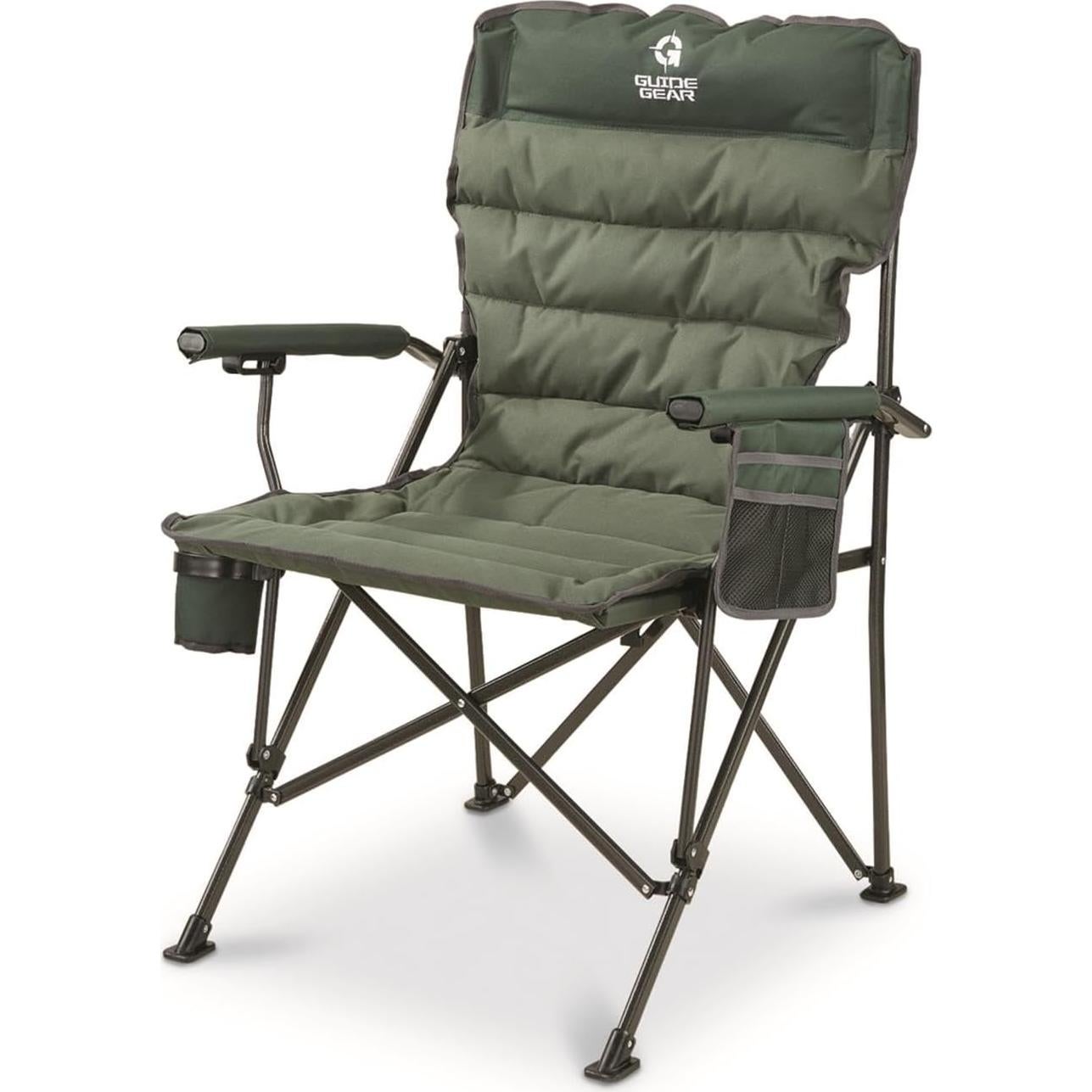 Silla de Camping Guía Gear Mammoth XL Acolchada 500 lb Verde