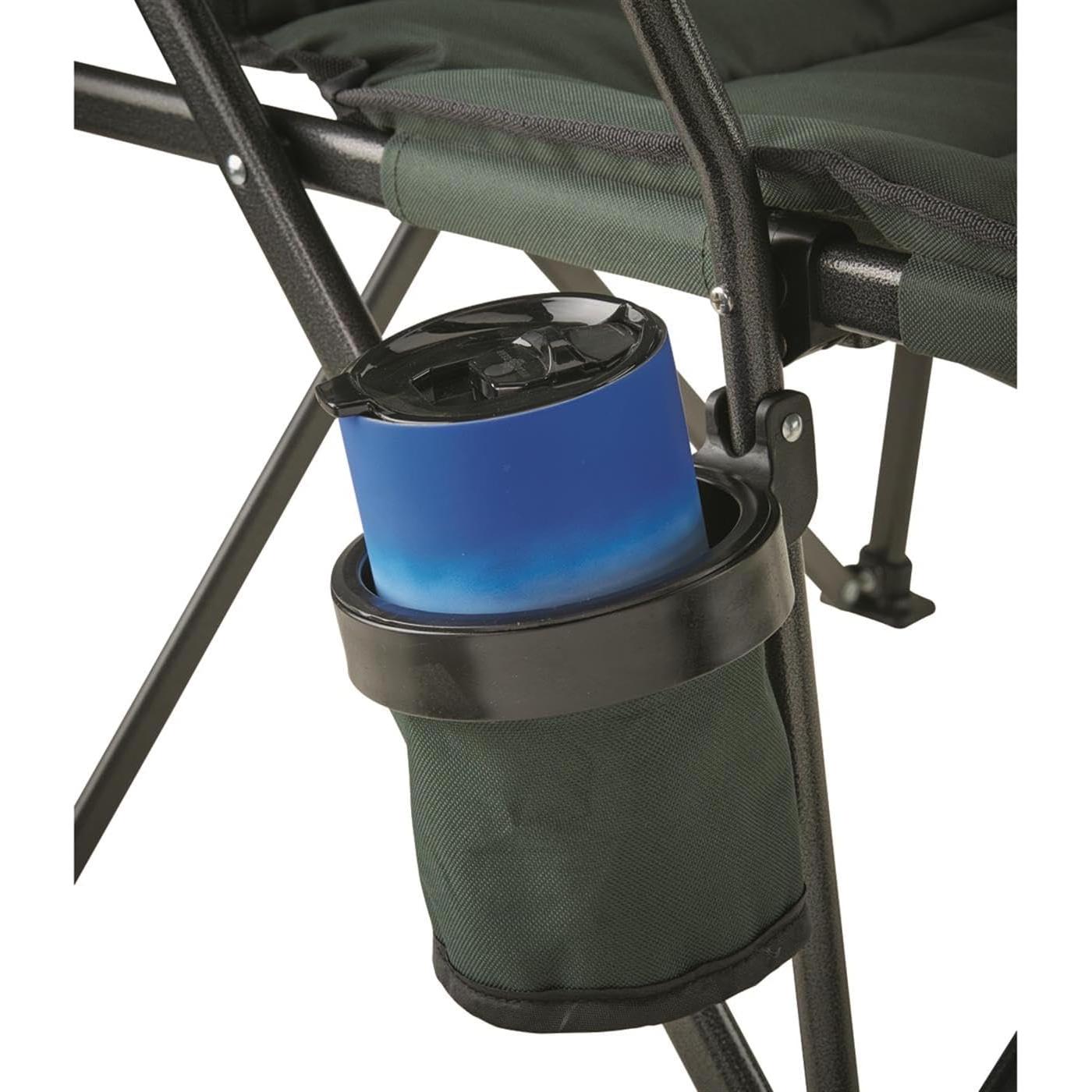 Silla de Camping Guía Gear Mammoth XL Acolchada 500 lb Verde
