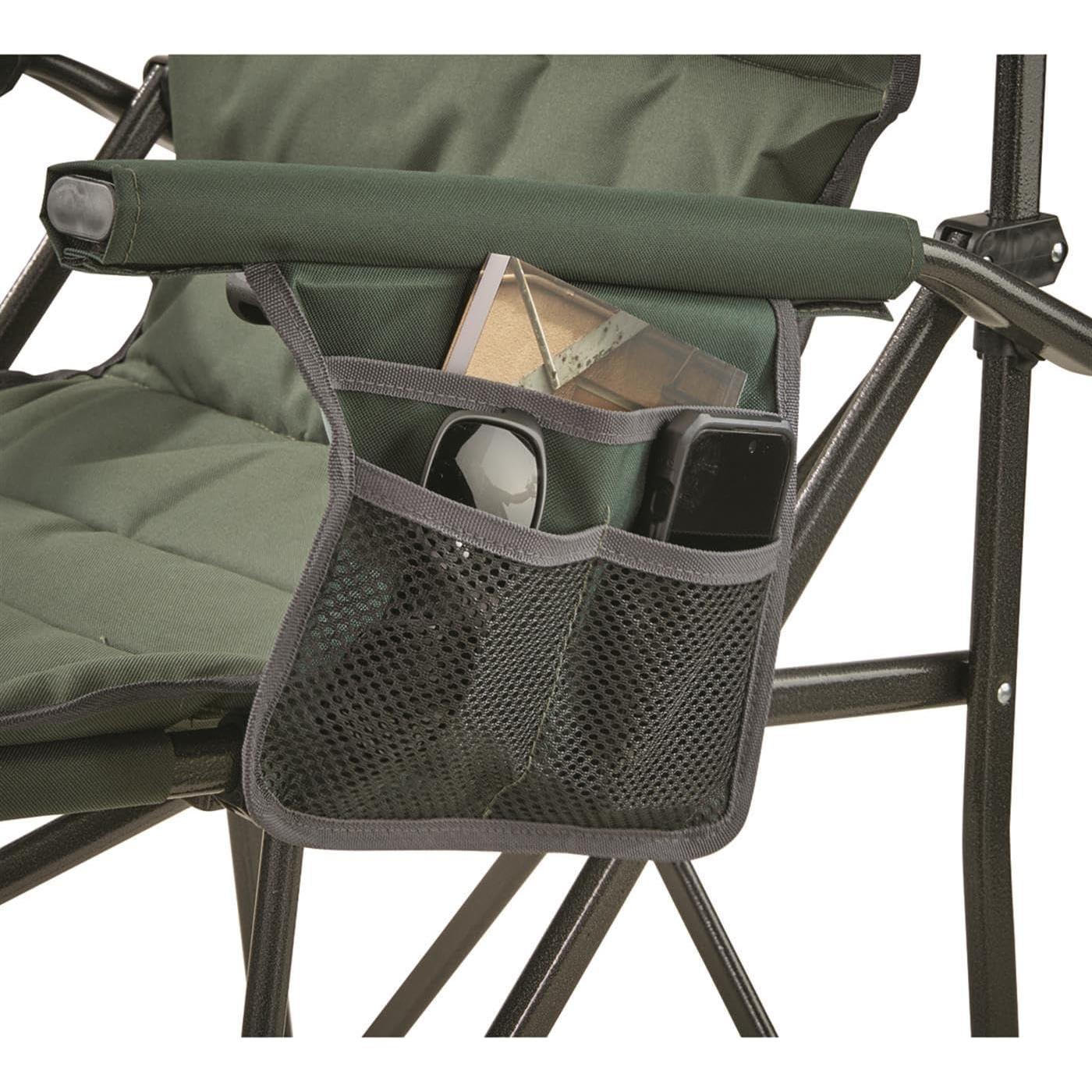Silla de Camping Guía Gear Mammoth XL Acolchada 500 lb Verde