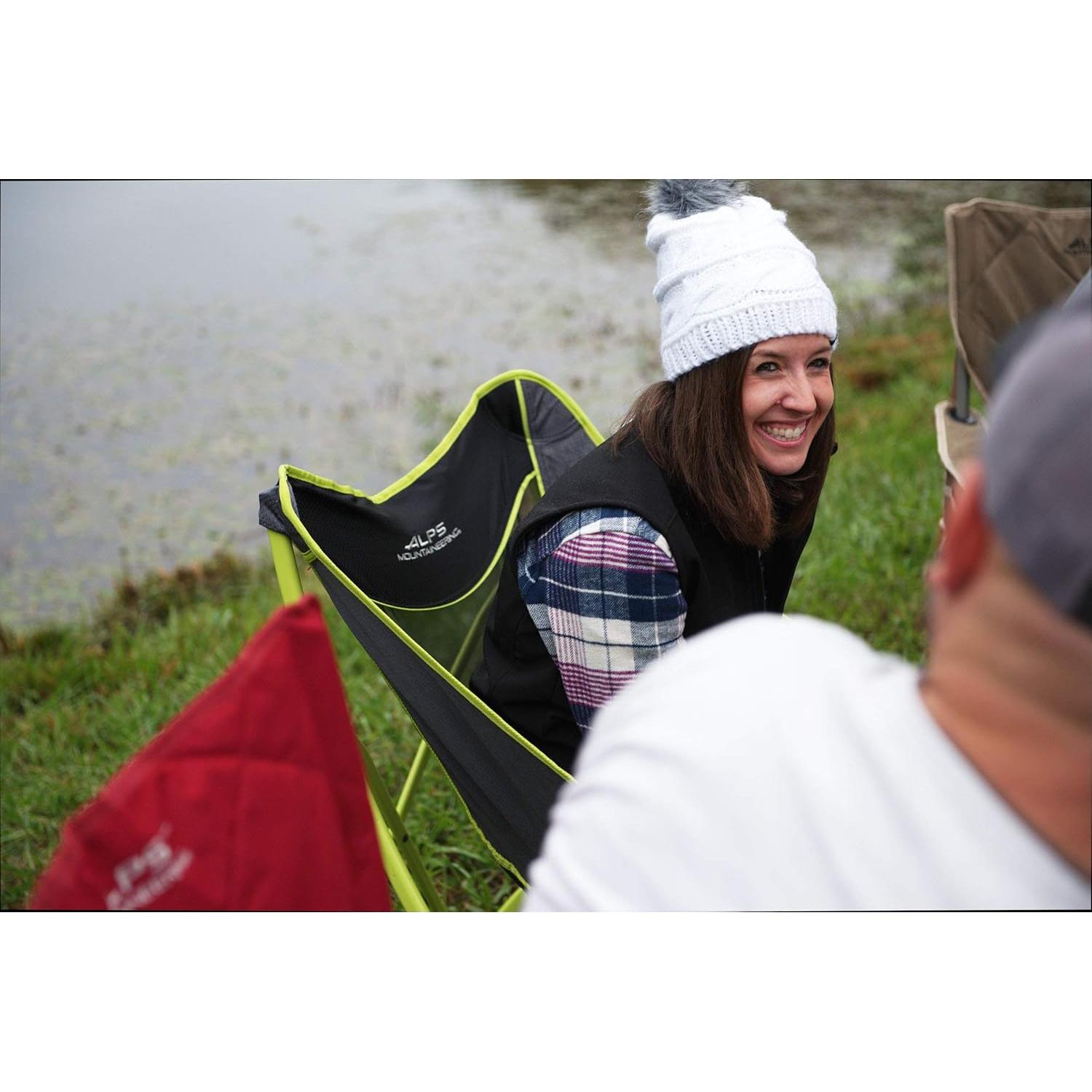 Silla Camber ALPS Mountaineering Plegable Carbón/Cítrico 136kg