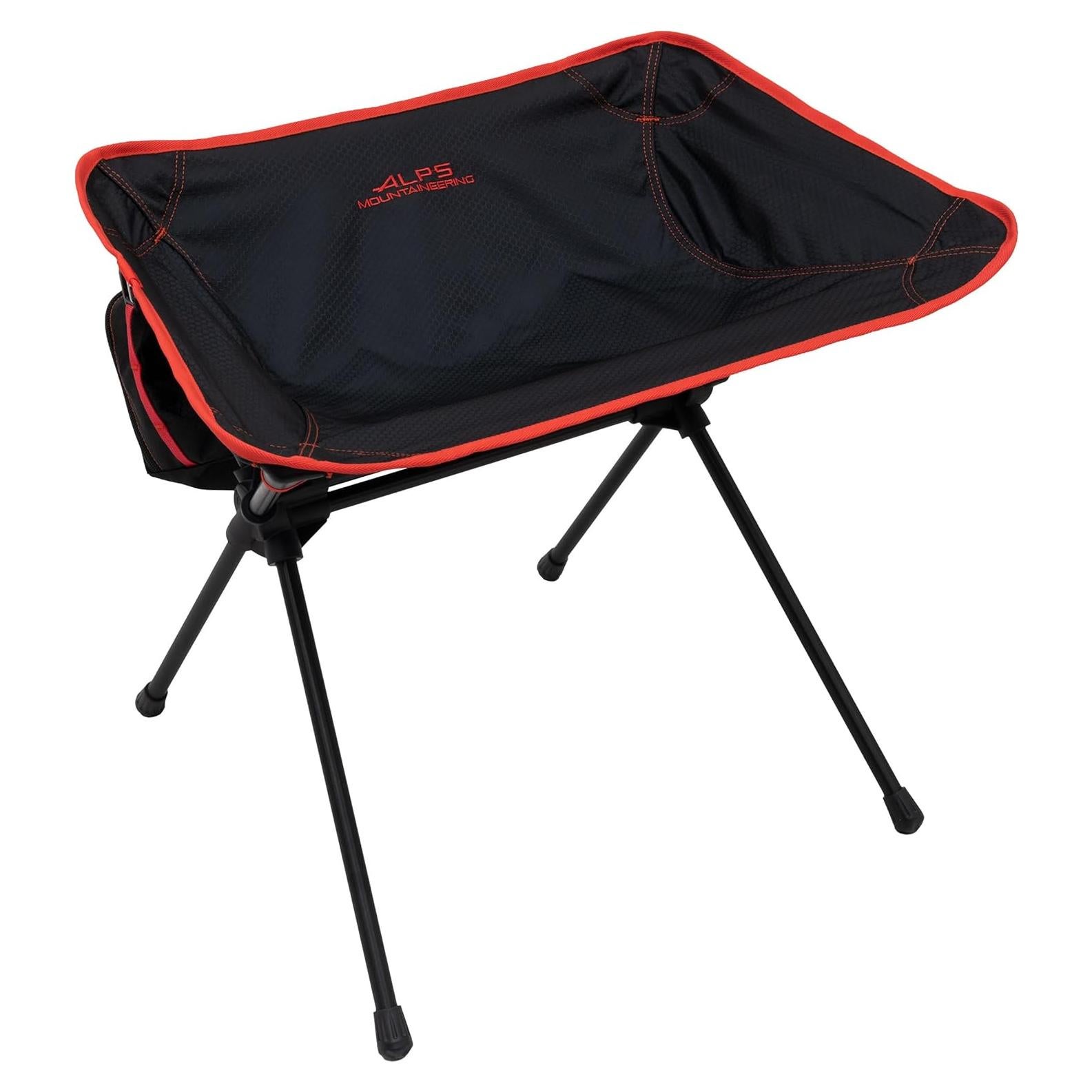 Taburete Solace ALPS Mountaineering Plegable 125 kg Negro/Rojo