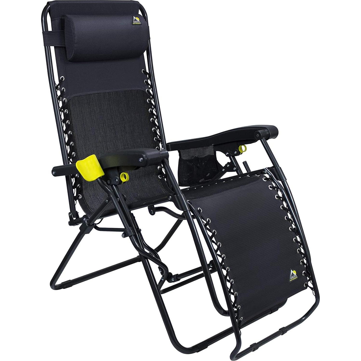 Silla Gravedad Cero GCI Outdoor FreeForm Negra 136 kg