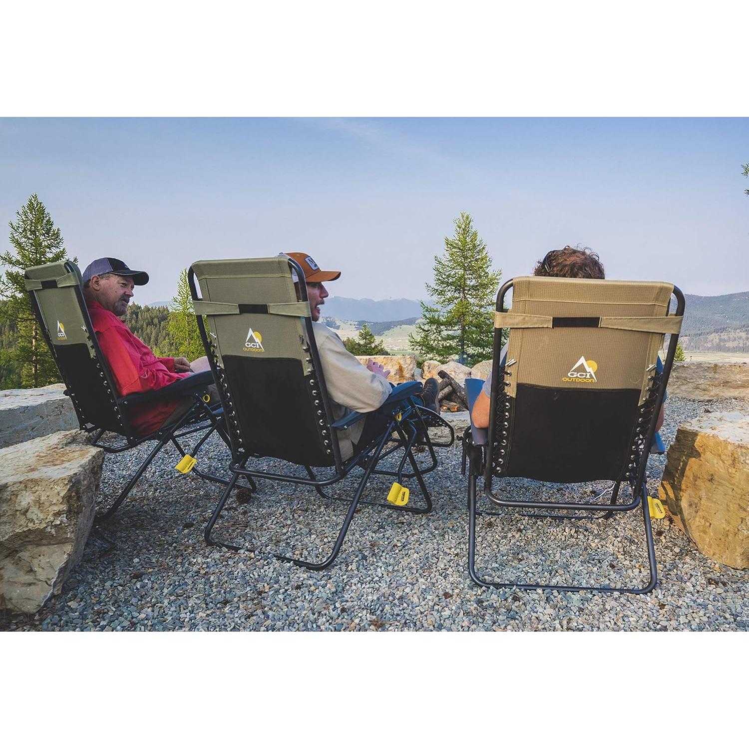 Silla Gravedad Cero GCI Outdoor FreeForm Negra 136 kg