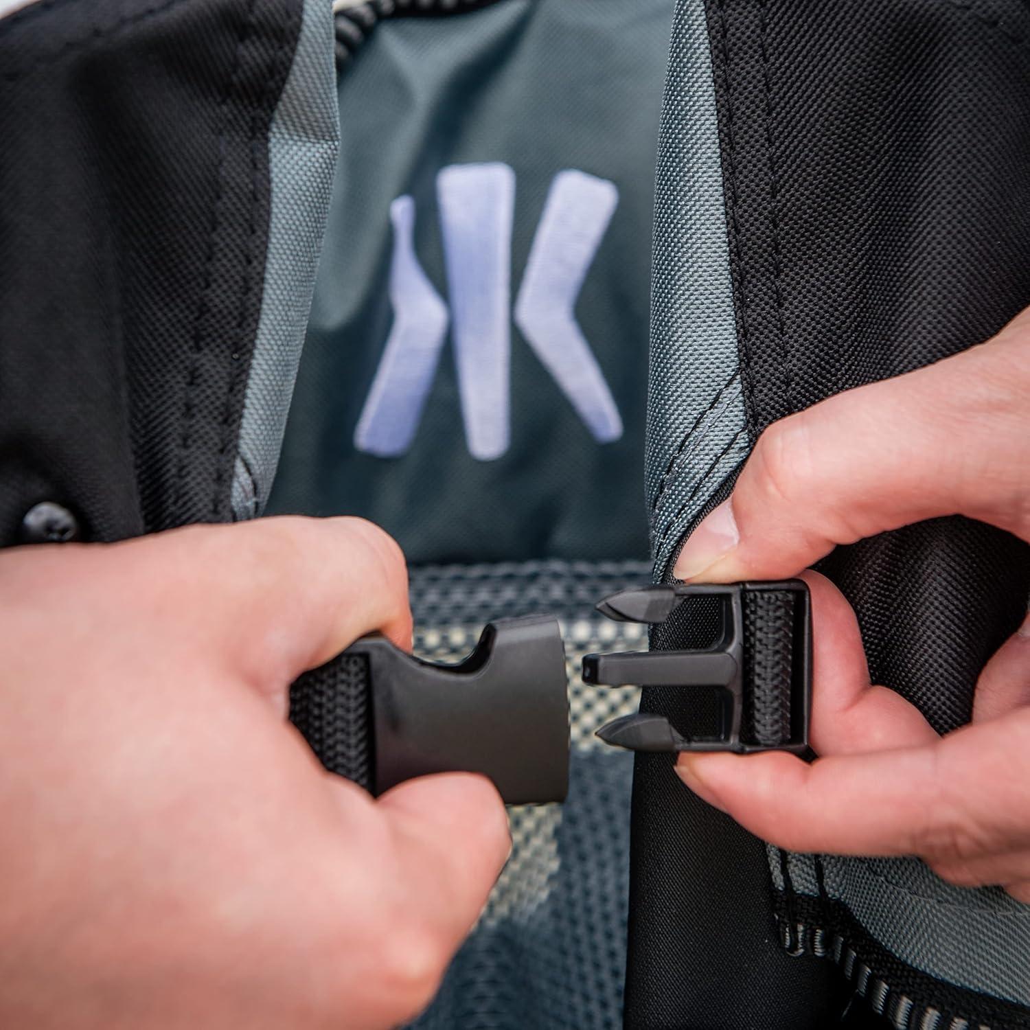 Silla de Camping Kijaro Atlas Gris Hallett Peak 272 kg