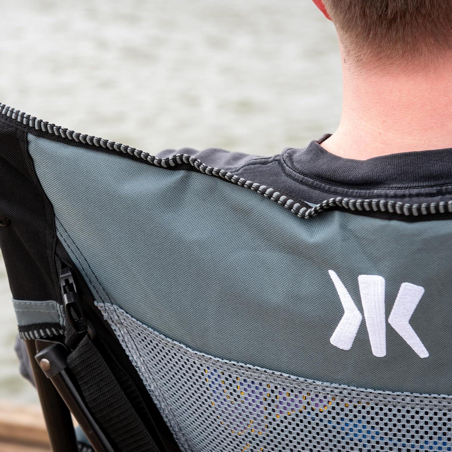 Silla de Camping Kijaro Atlas Gris Hallett Peak 272 kg