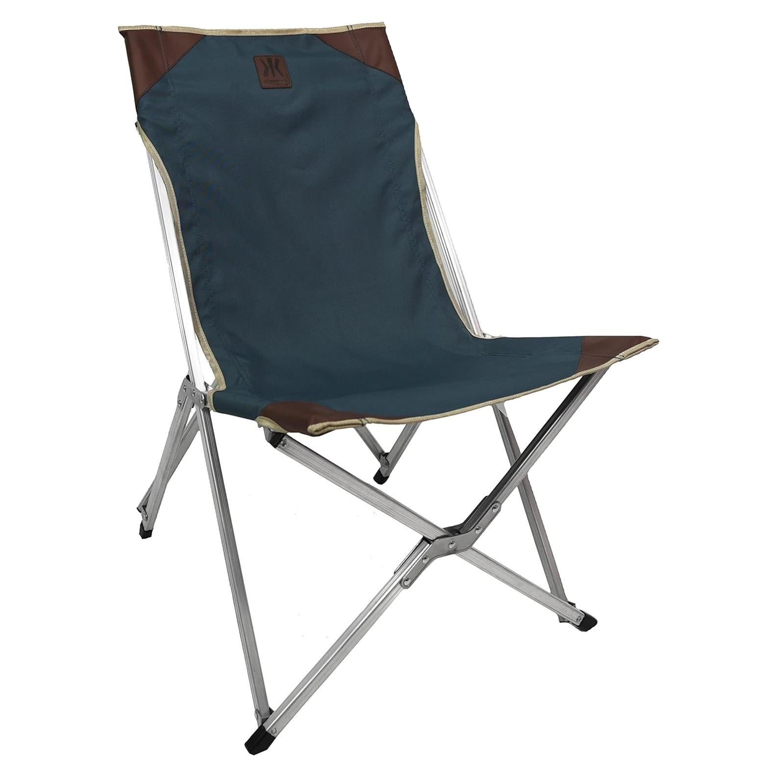 Silla de Camping Kijaro Native Comfort 100% Reciclada Azul