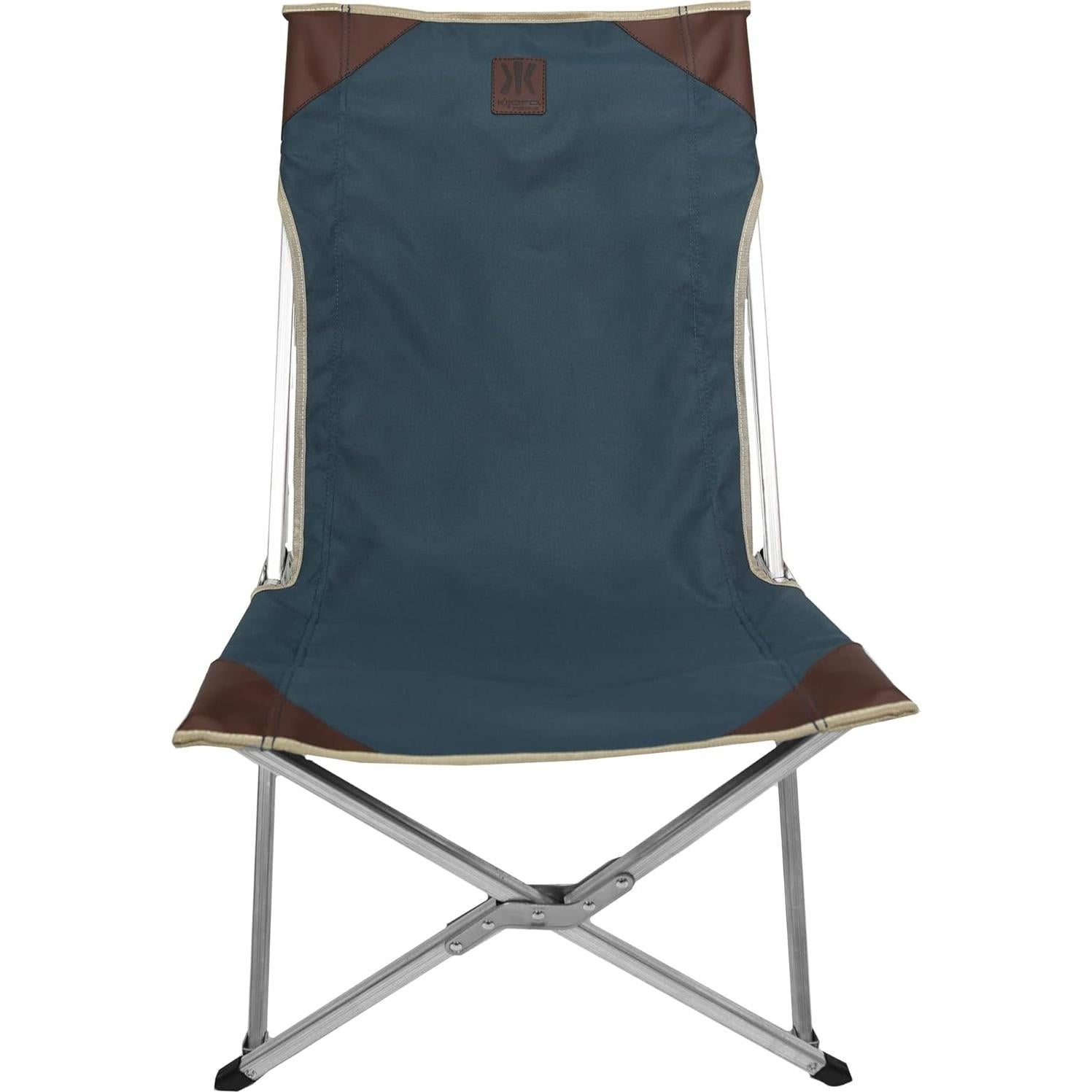 Silla de Camping Kijaro Native Comfort 100% Reciclada Azul