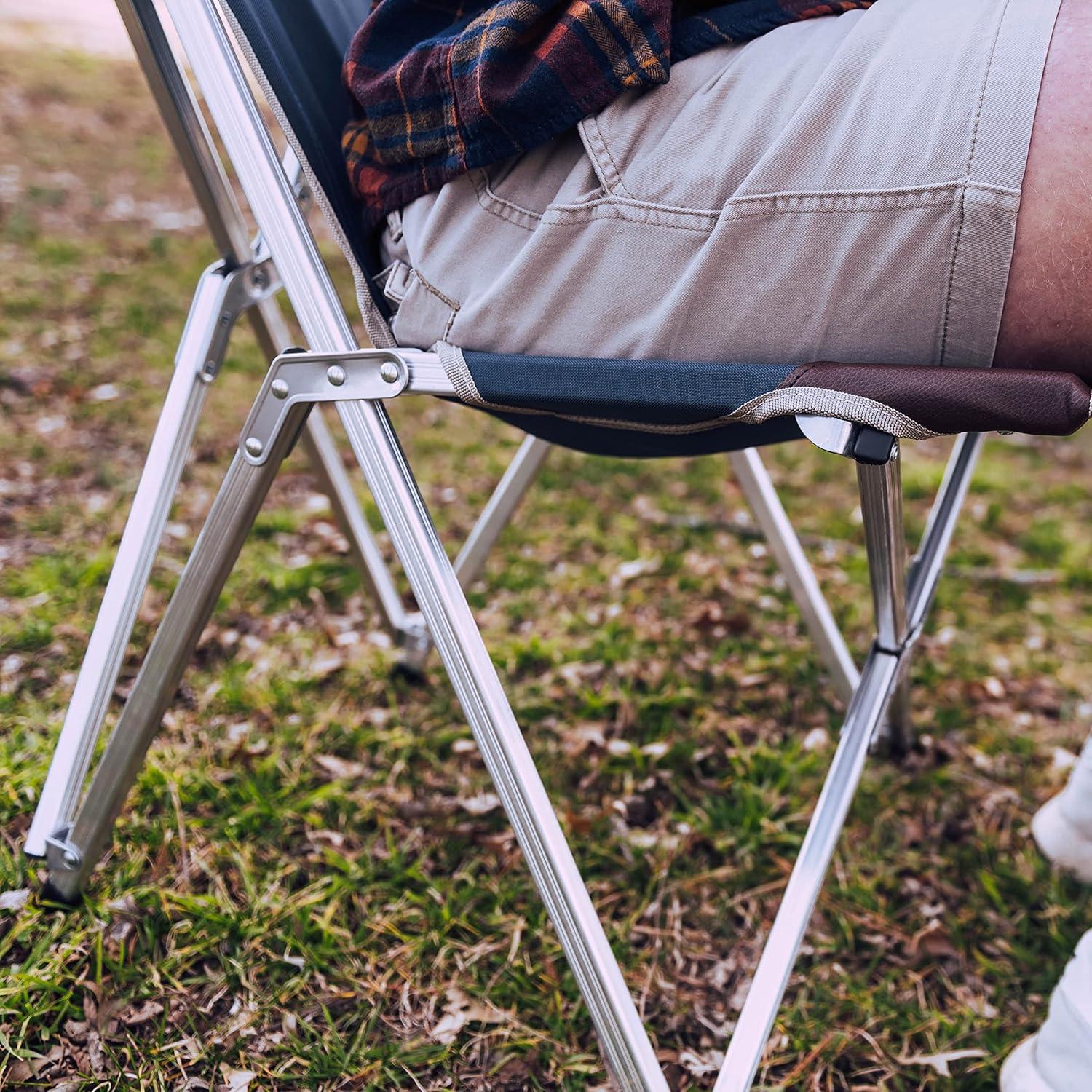 Silla de Camping Kijaro Native Comfort 100% Reciclada Azul