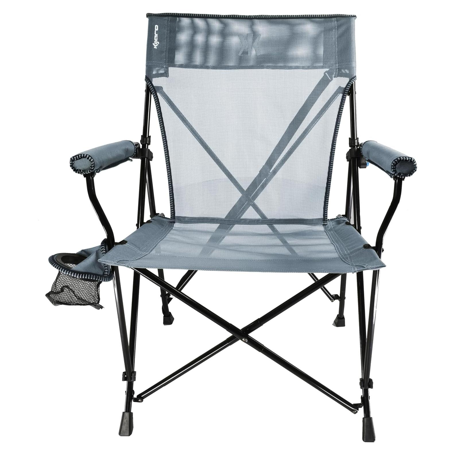 Kijaro Cross Air XL Hard Arm Chair, Hallett Peak Gray