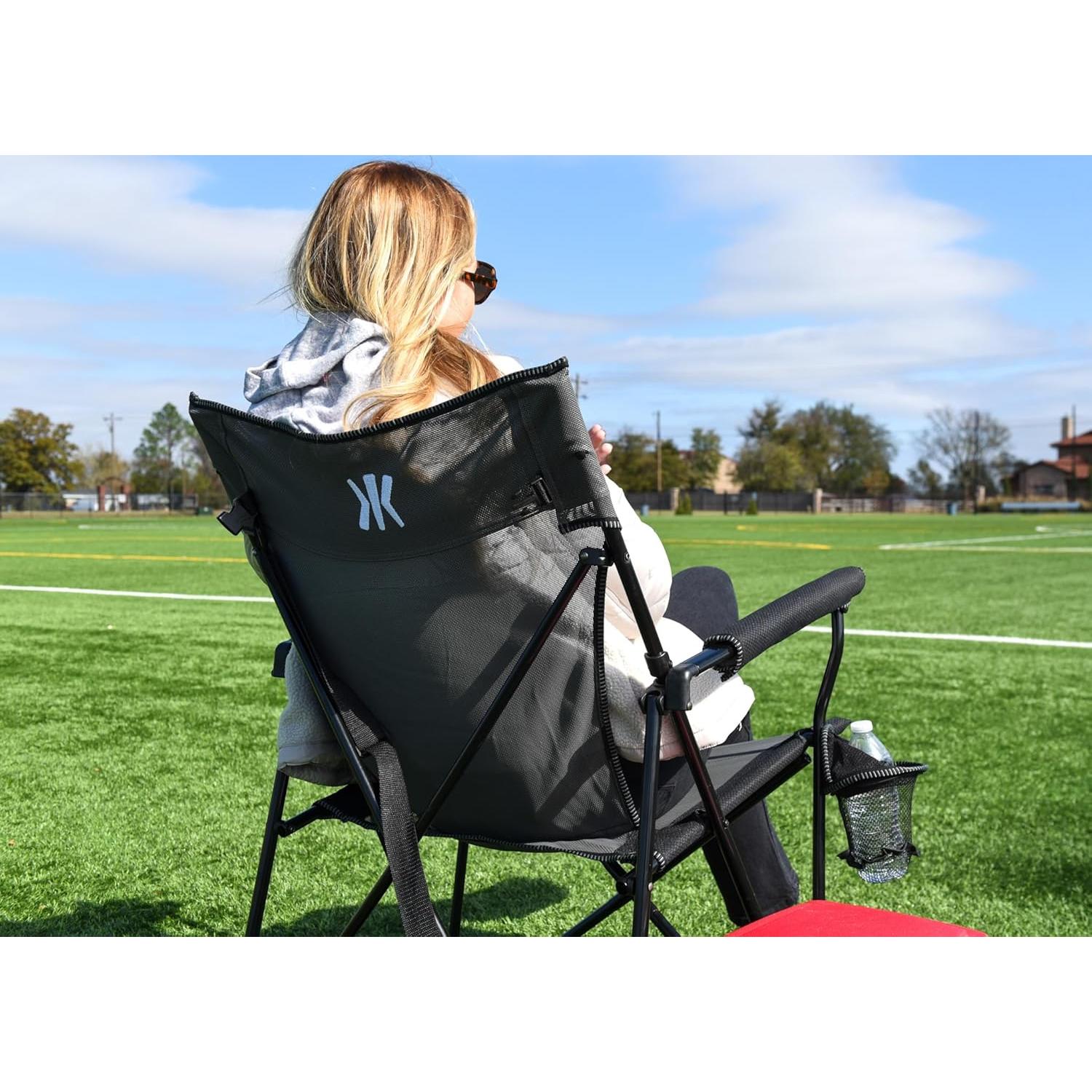 Kijaro Cross Air XL Hard Arm Chair, Hallett Peak Gray