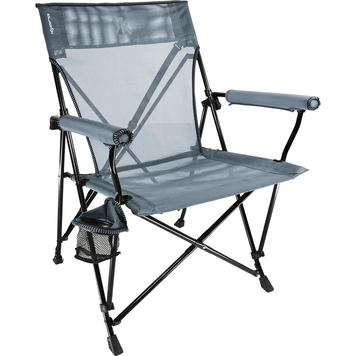 Kijaro Cross Air XL Hard Arm Chair, Hallett Peak Gray