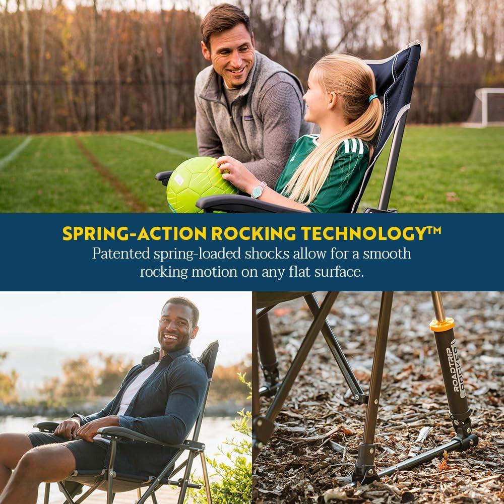 Silla de Camping GCI Outdoor RoadTrip Rocker Plegable Azul