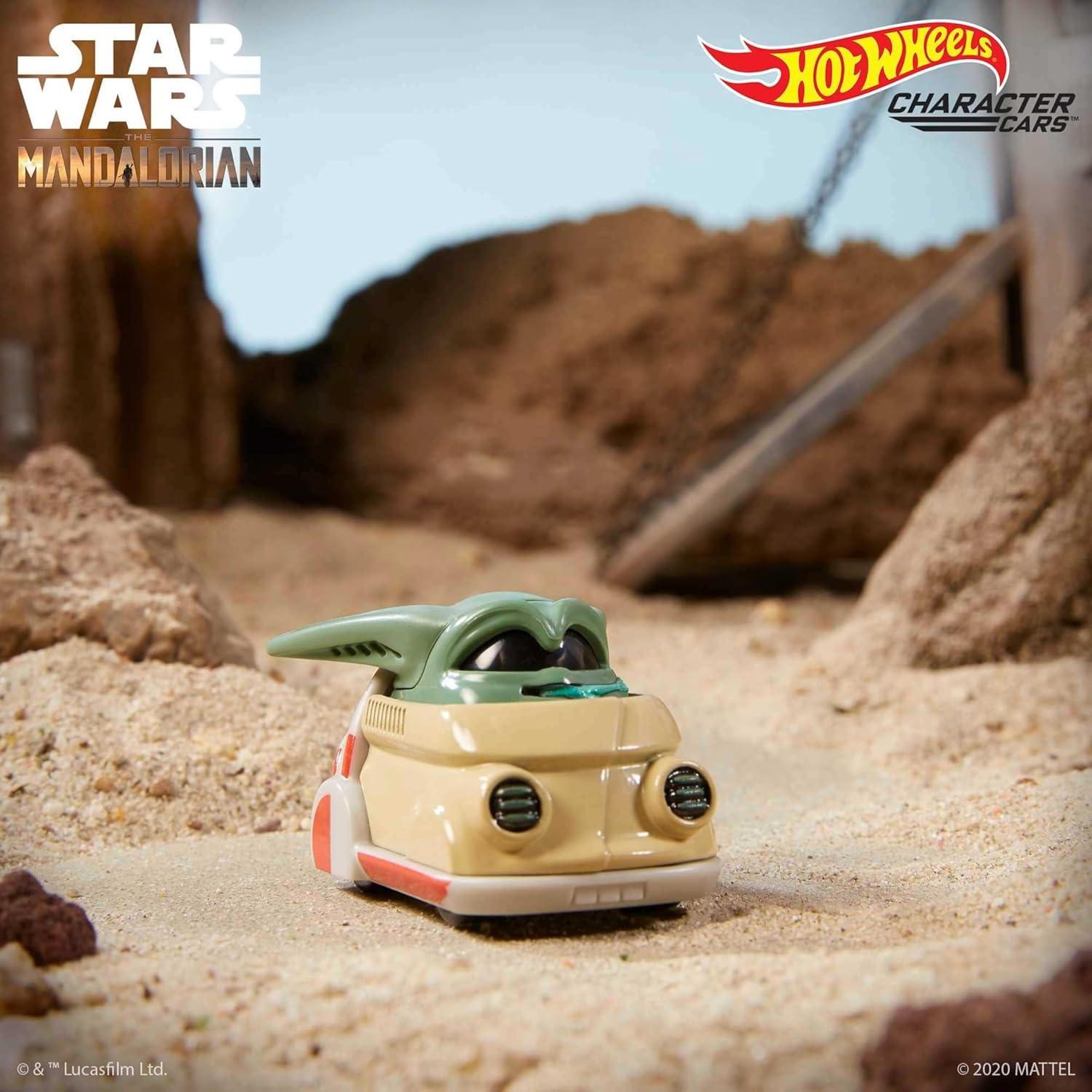 Hot Wheels Coche El Niño Star Wars 2.49x7.01cm Mattel