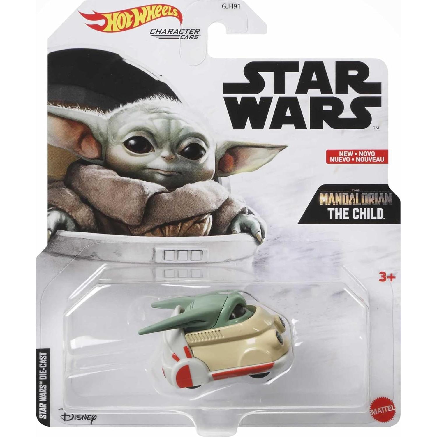 Hot Wheels Coche El Niño Star Wars 2.49x7.01cm Mattel
