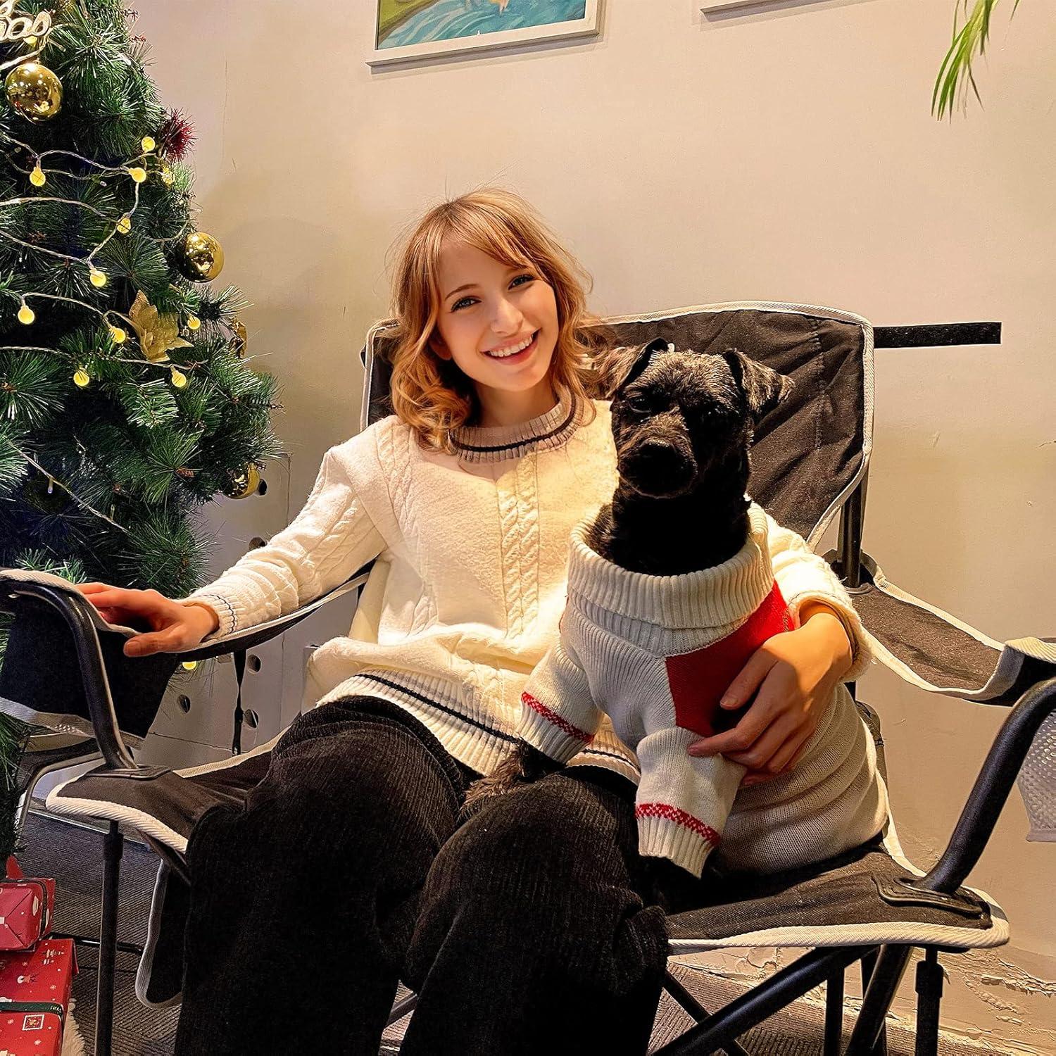 Silla de Camping Plegable KingCamp Sobredimensionada Negra