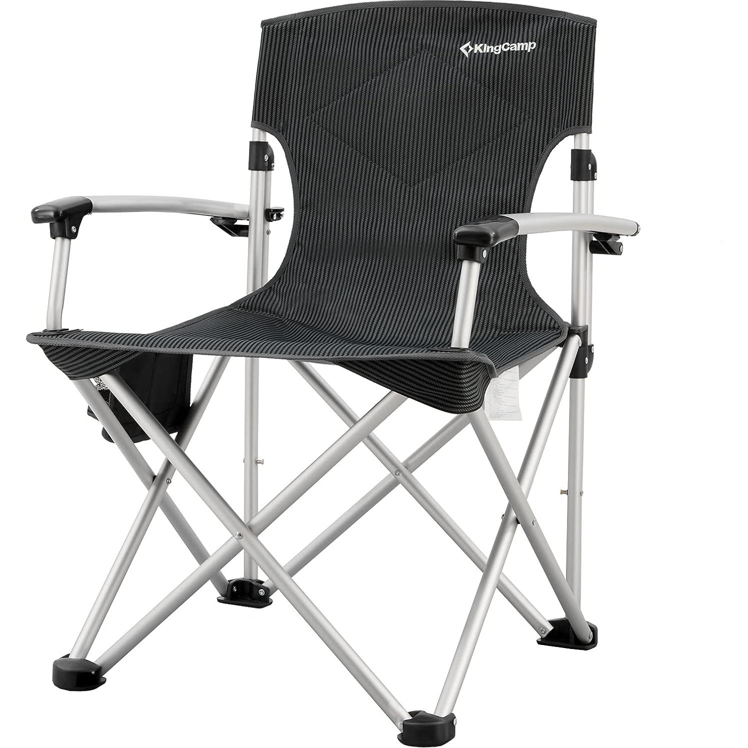 Silla de Camping Plegable KingCamp Deluxe Acolchada 136kg
