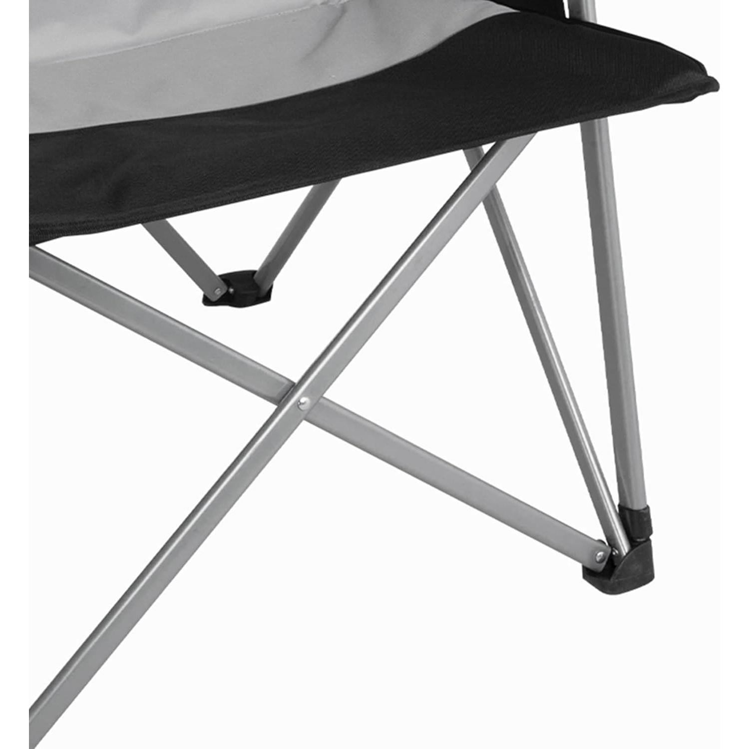 Silla Plegable KingCamp Acolchada para Camping con Respaldo