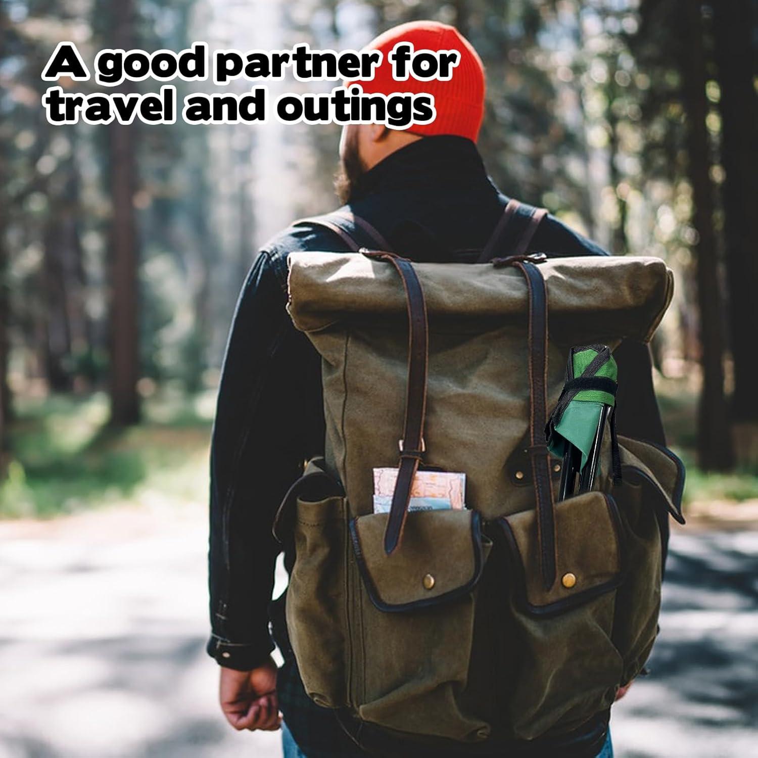 Taburete de Camping Plegable CebraBounze 37 cm Verde 136 kg