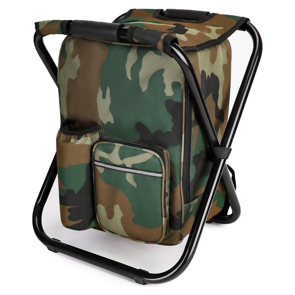 Taburete de Camping Plegable YESIACE Camuflaje 1.4kg