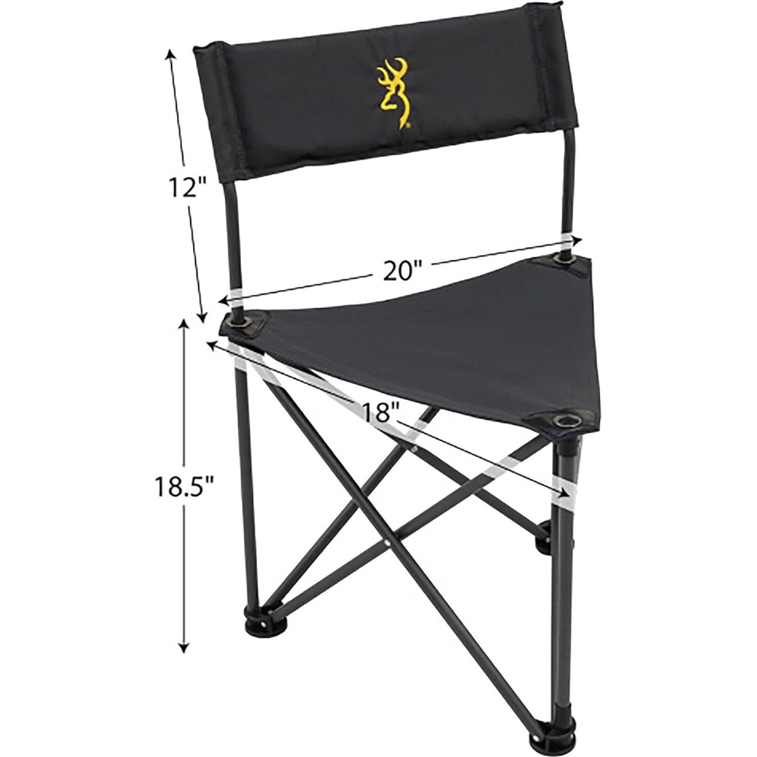 Silla de Caza y Camping Browning Dakota - Plegable y Compacta