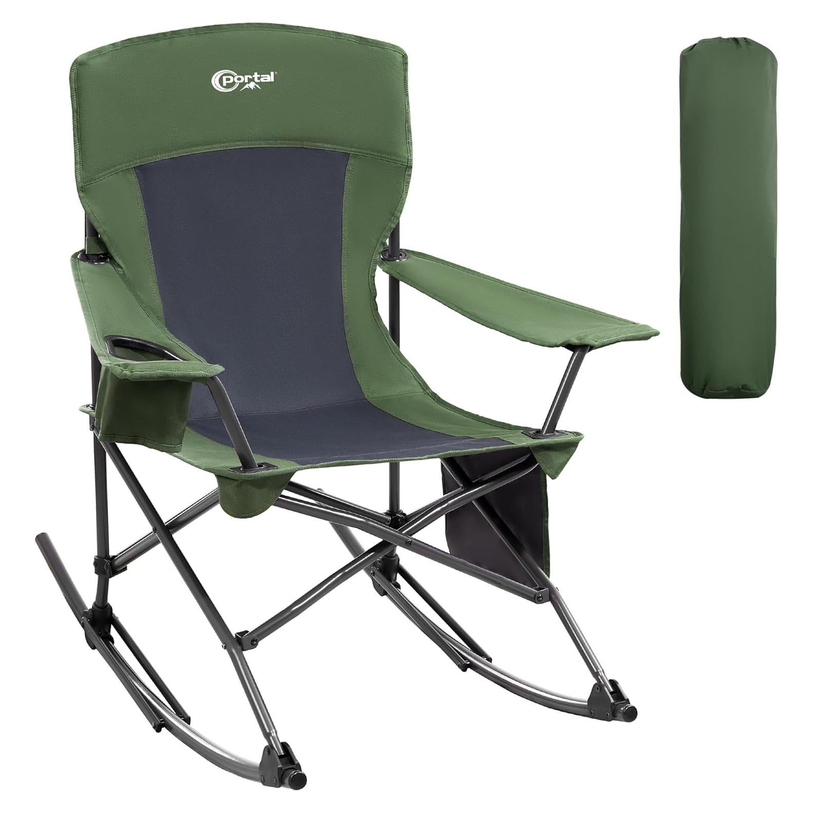 Silla de Camping Plegable Portal Charles Verde Bosque 136 kg