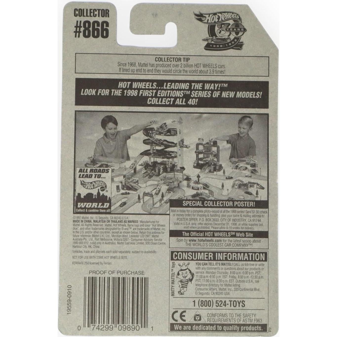 Hot Wheels Ferrari 250 1998 Coche Coleccionista 1:64